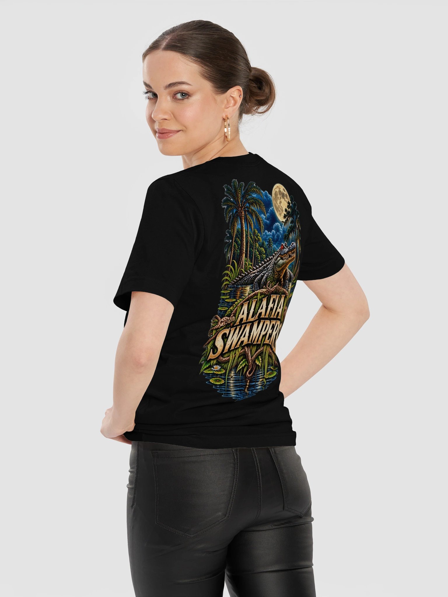 Alafia Swampers Alligator Moon – Swamp Life Tee product image (3)