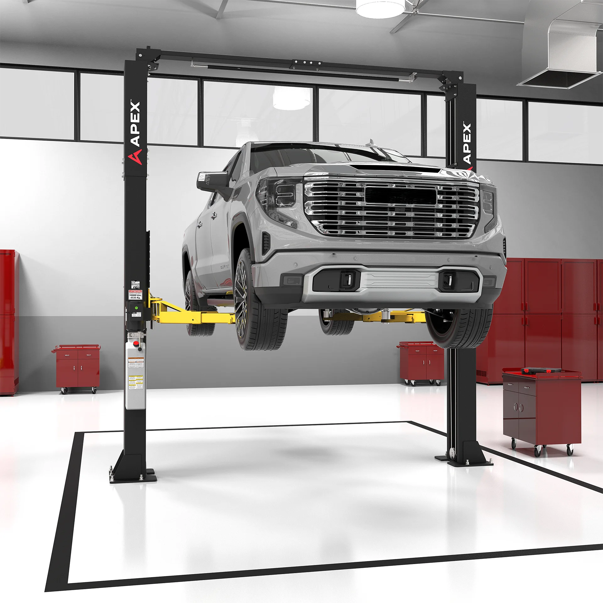 APEX AL10C Two Post Car Lift - 10,000-Lb Capacity product image (2)