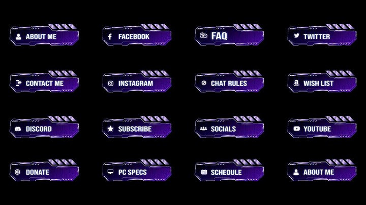 Metal Indigo Twitch Panels product image (2)