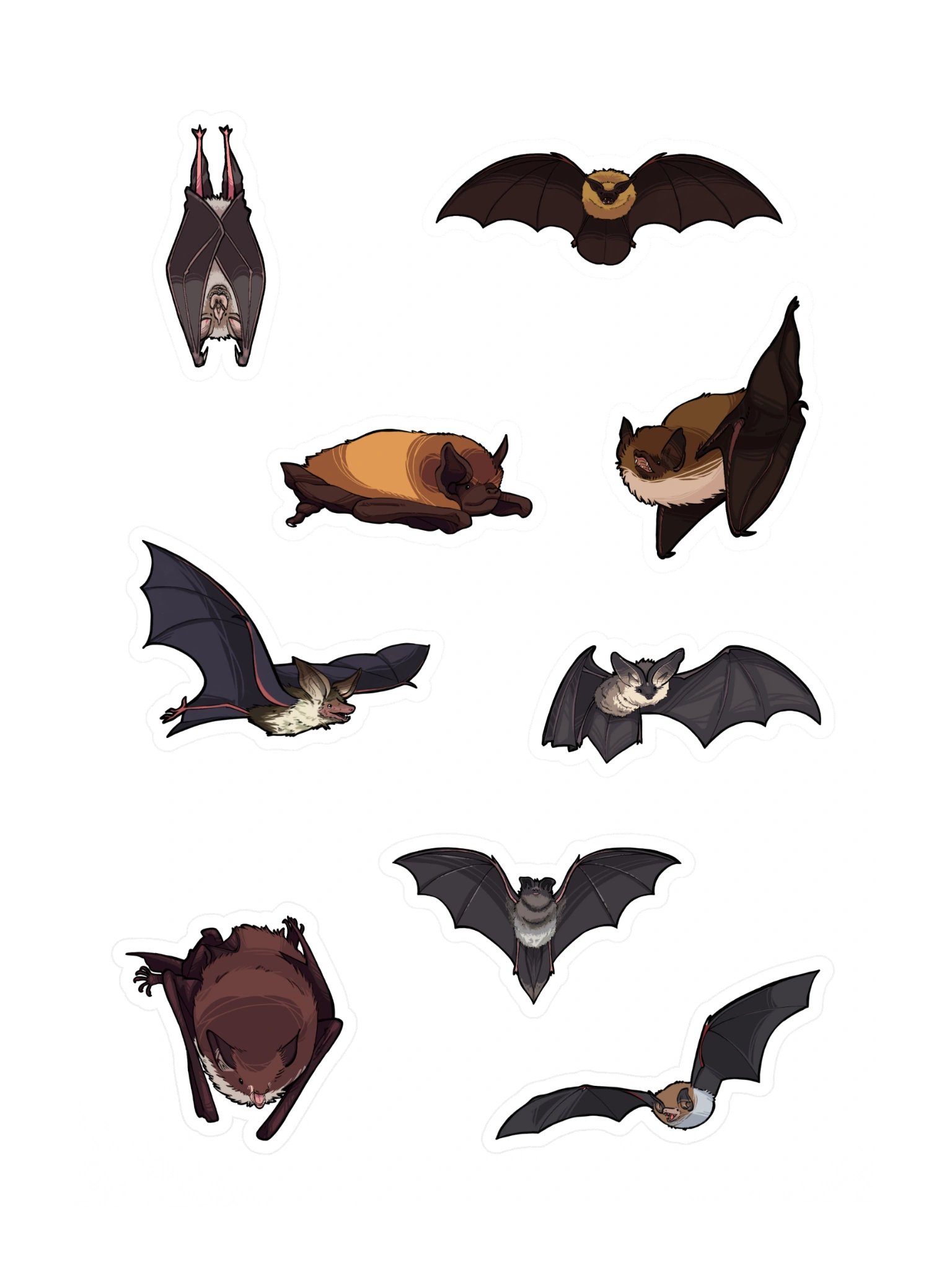 A Cauldron of Bats - Sticker Sheet product image (1)