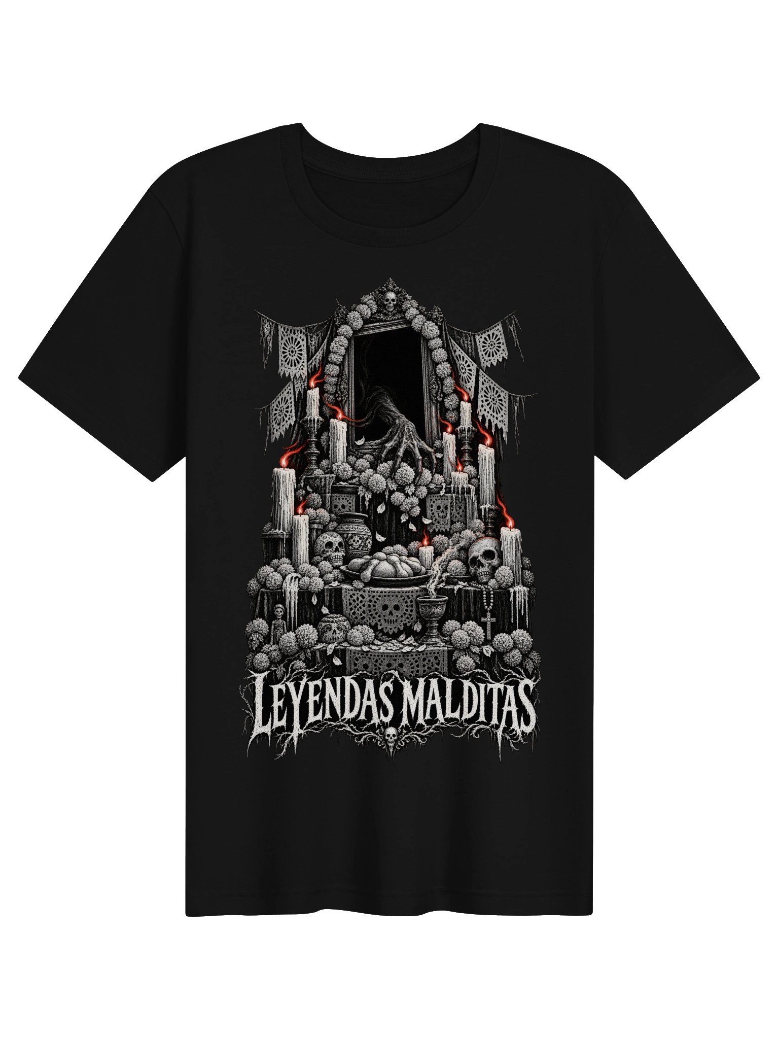 La Ofrenda Maldita – Día de Muertos Horror Design | Leyendas Malditas product image (1)
