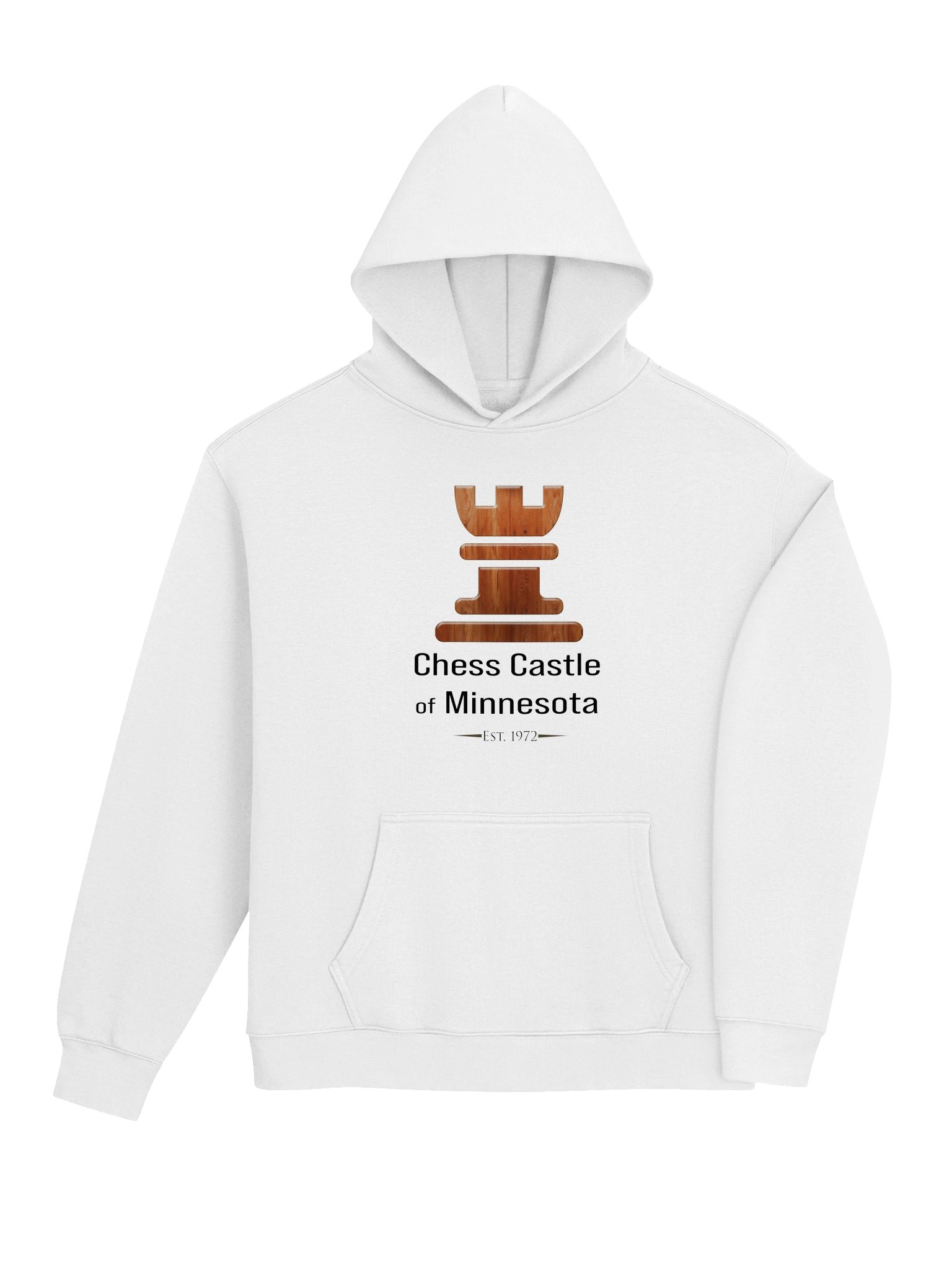 Chess Castle Rook Relaxed Hoodie product image (4)