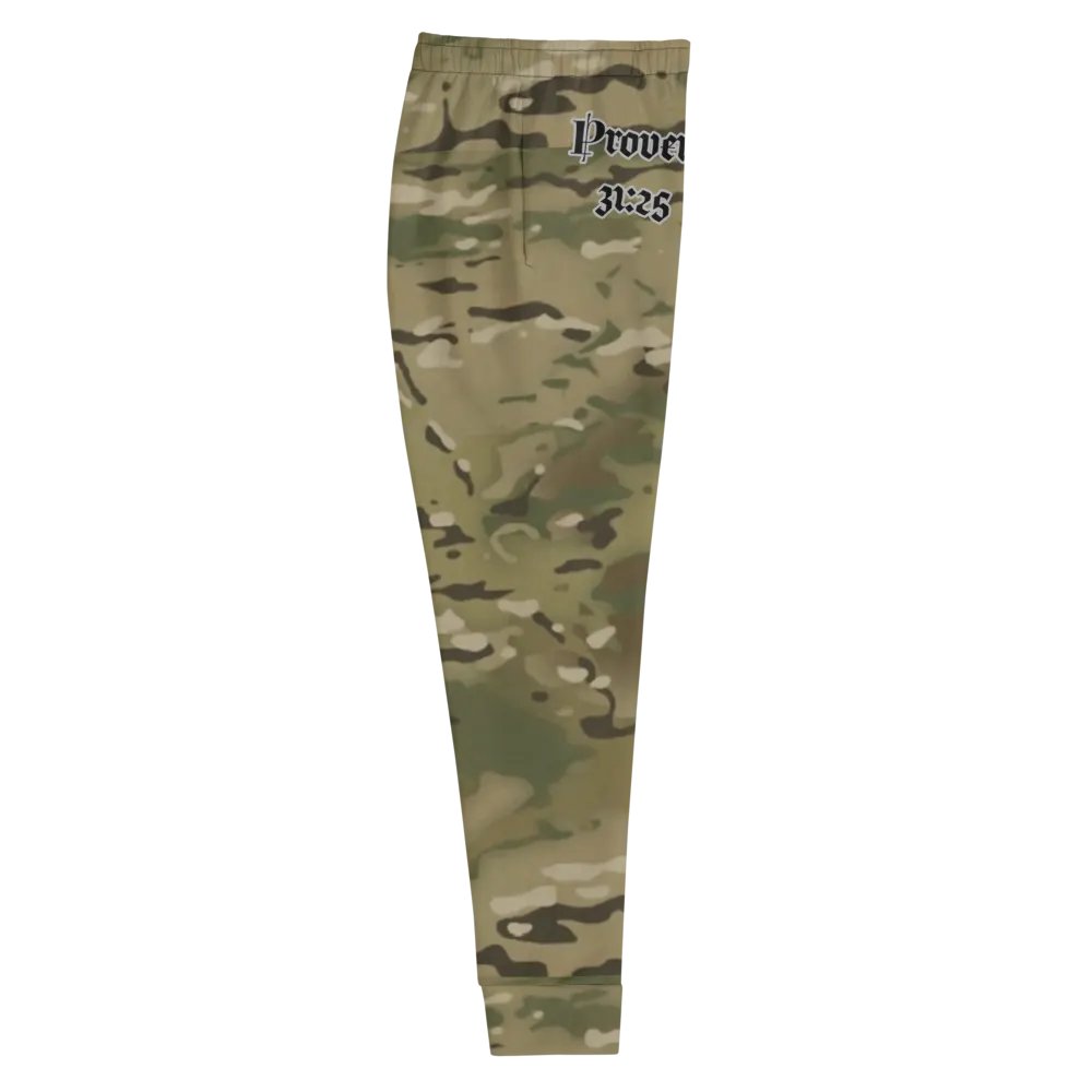 Faithful Camo: Proverb 3:25 Women's Joggers - Multicam product image (10)