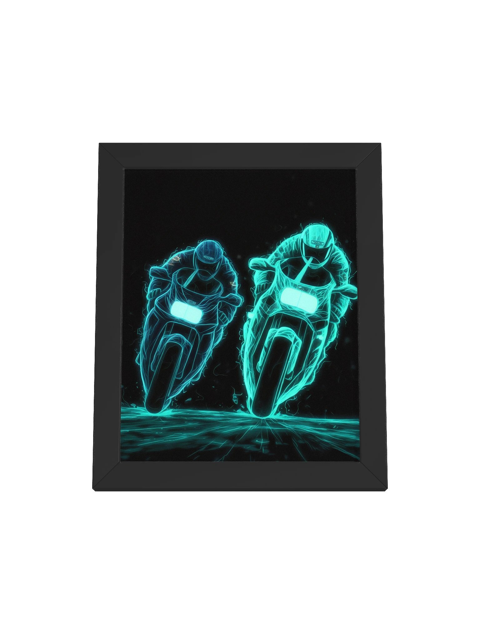 Neural Riders Framed Poster product image (1)
