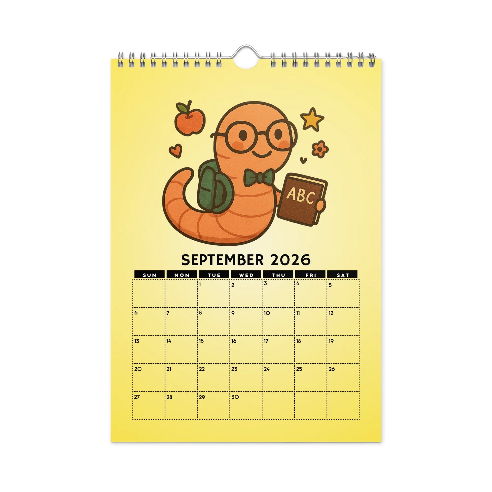 2026 Marcus the Worm Wall Calendar product image (5)