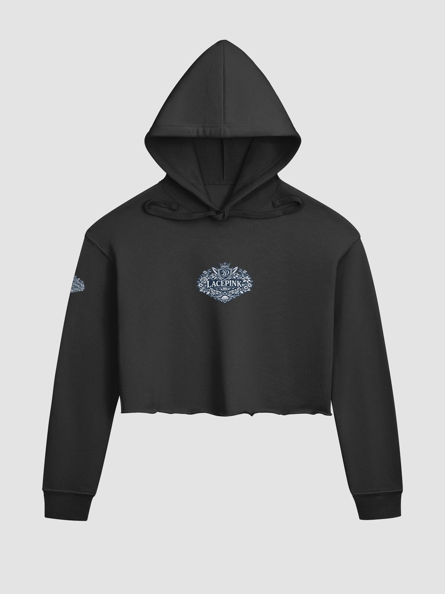 LP Essential Super White Crop Hoodie product image (1)