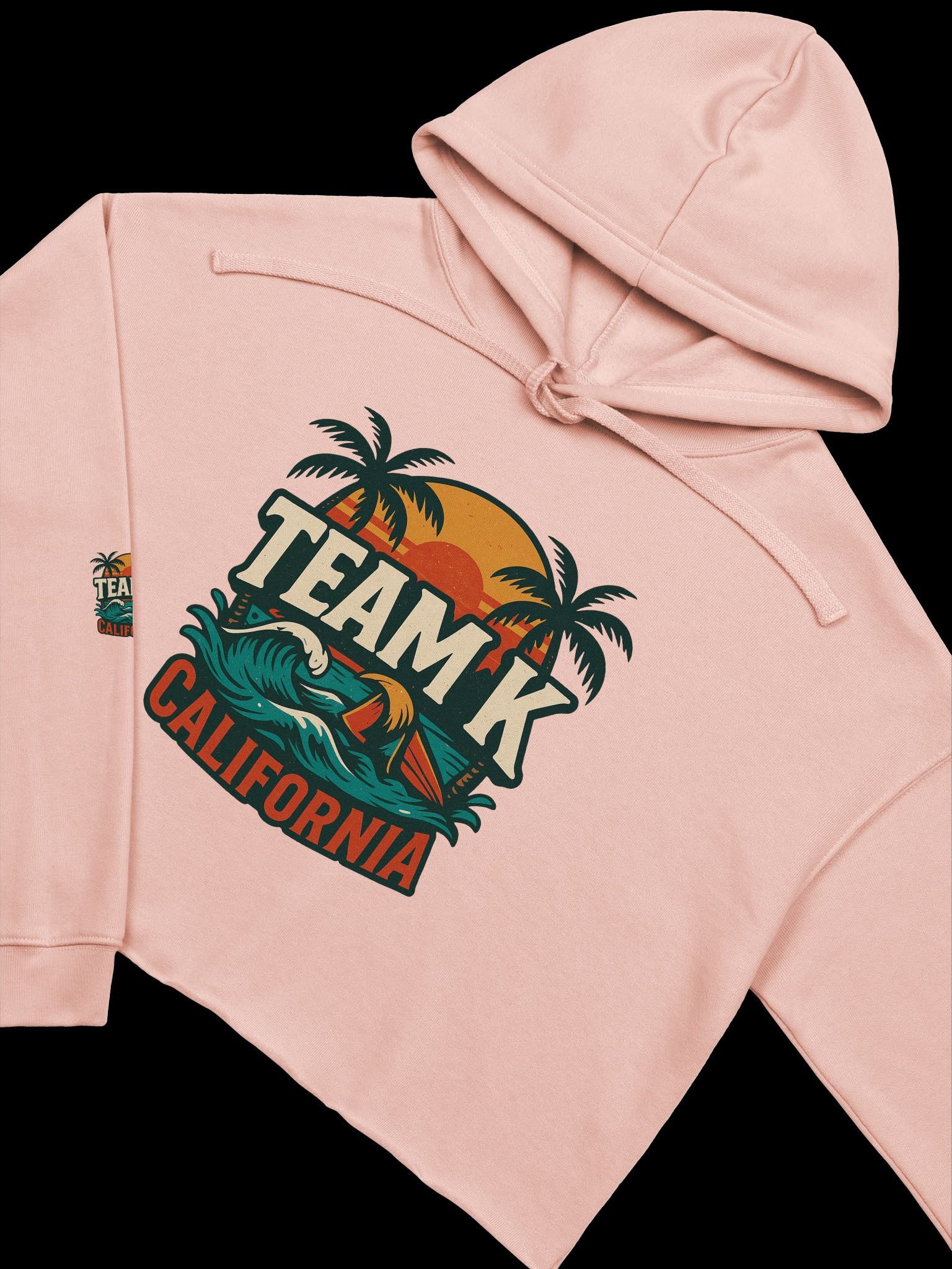 TEAM K CALIFORNIA Crop Hoodie product image (3)