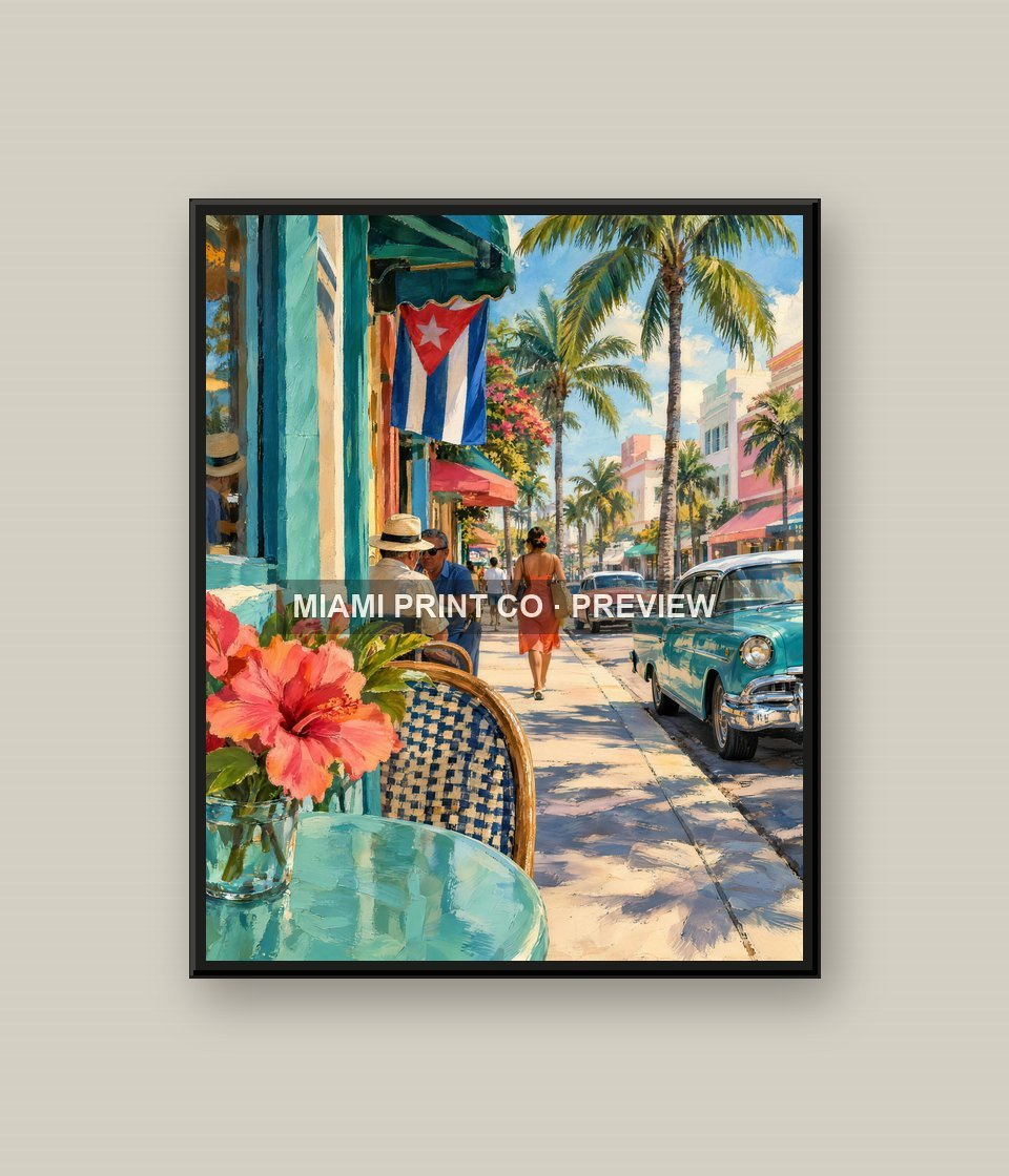 Hialeah | Framed Art Print product image (1)
