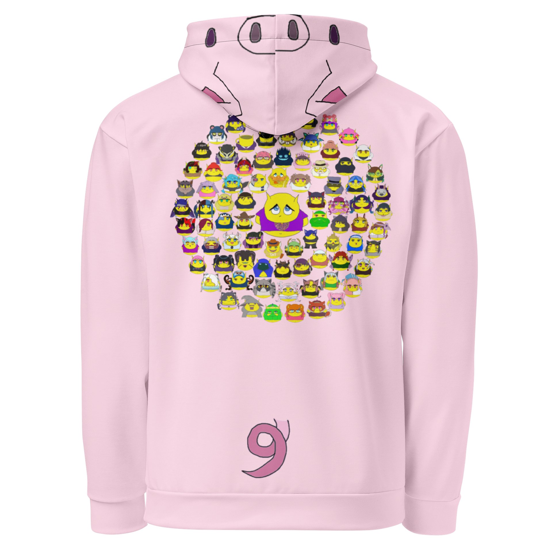 Mr. Ham cued pullover hoodie product image (3)