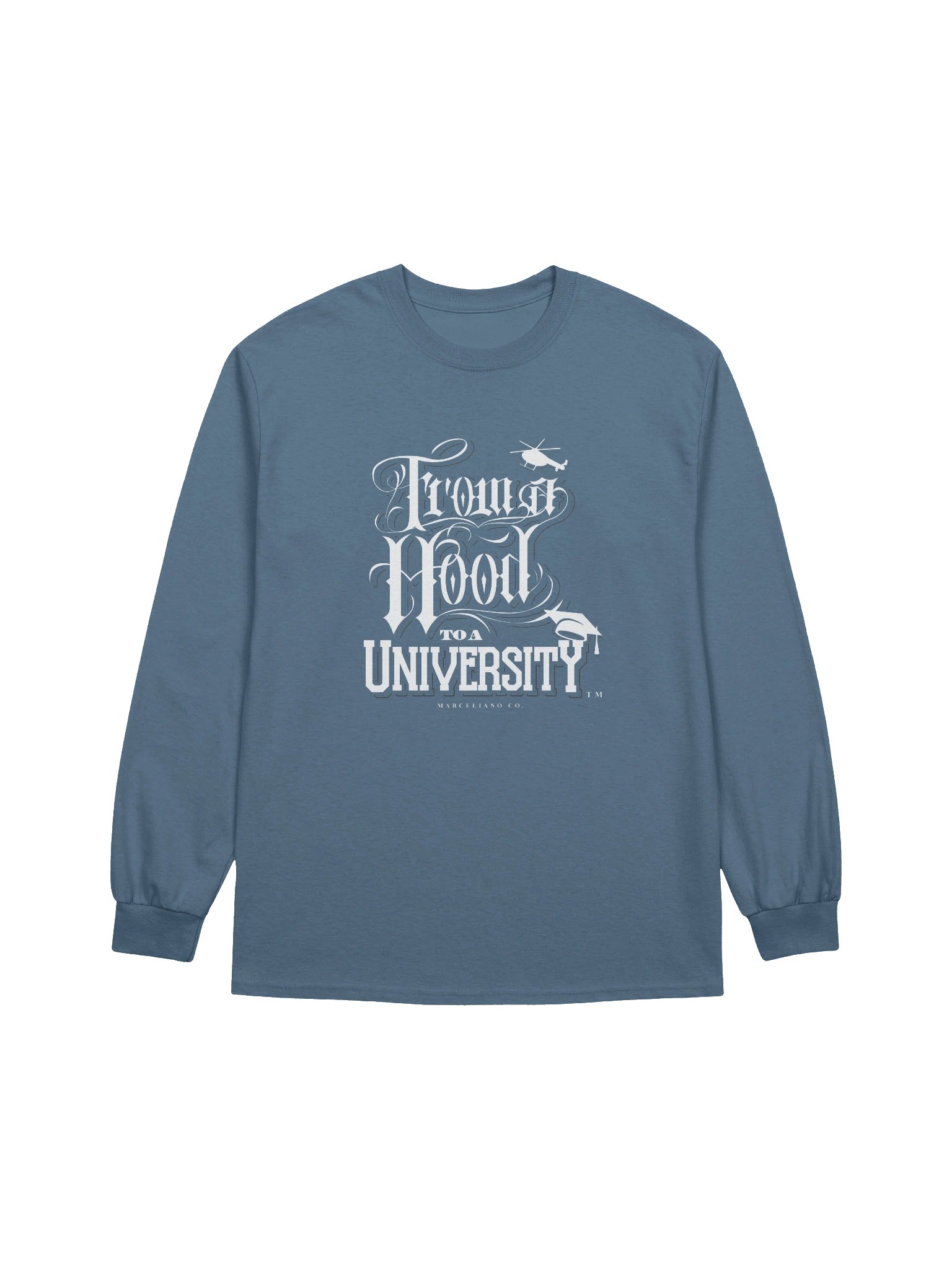 Hood to a University Long Sleeve Tee product image (17)