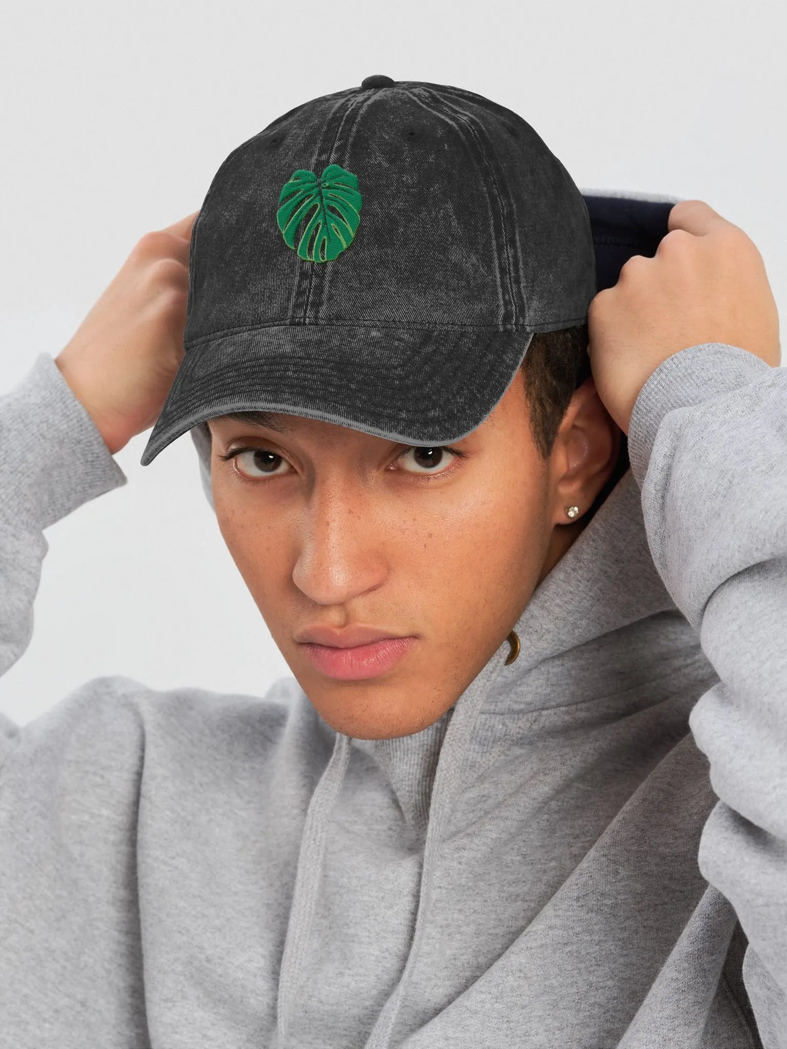 Monstera Madness Vintage Dad Hat product image (17)