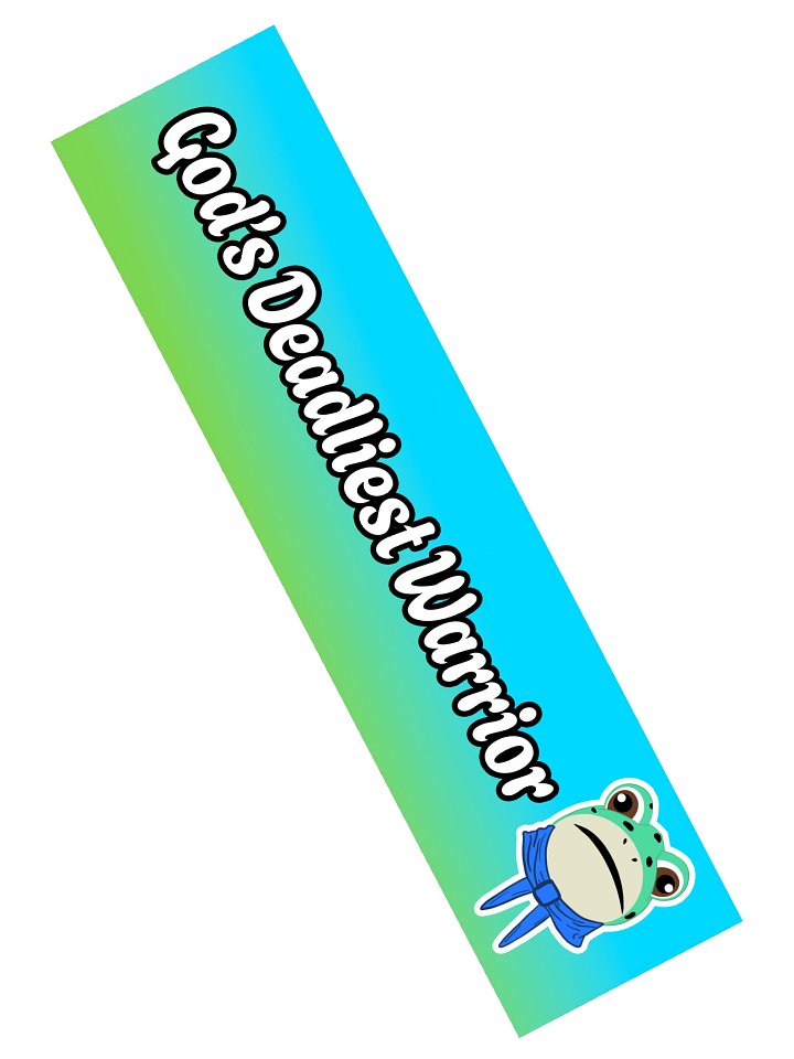 Frog Bumper Sticker product image (2)
