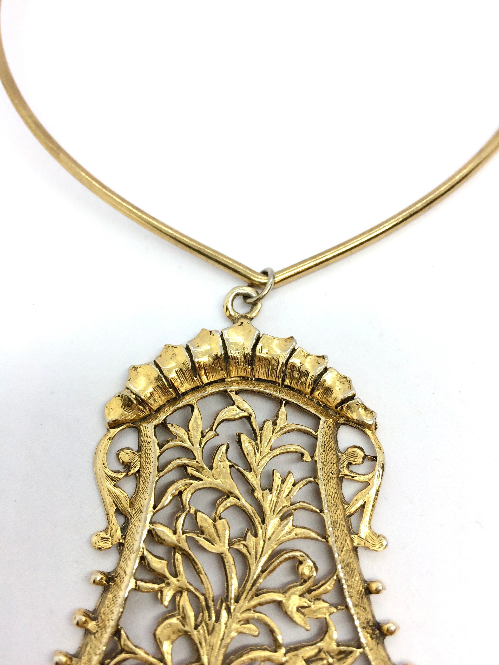 Etruscan Garden Torque Necklace product image (8)
