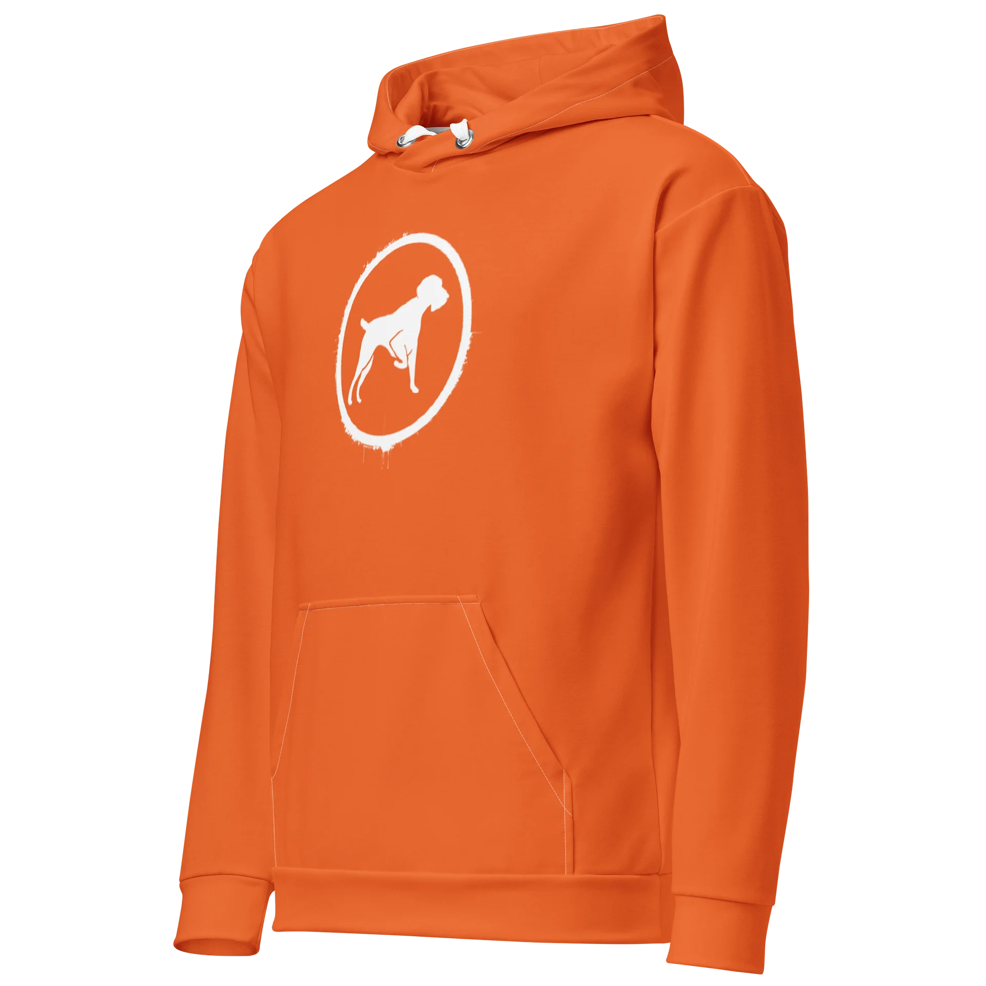 Blaze Orange Pointing Dog Hunting Hoodie product image (2)