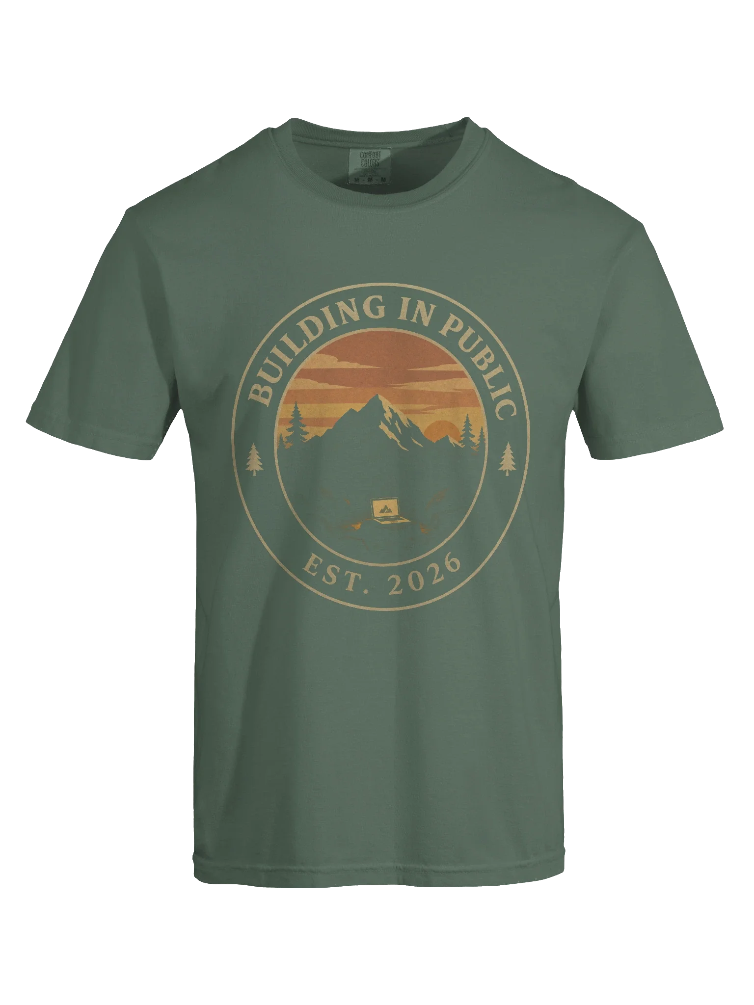 Building in Public Badge Tee — view 13