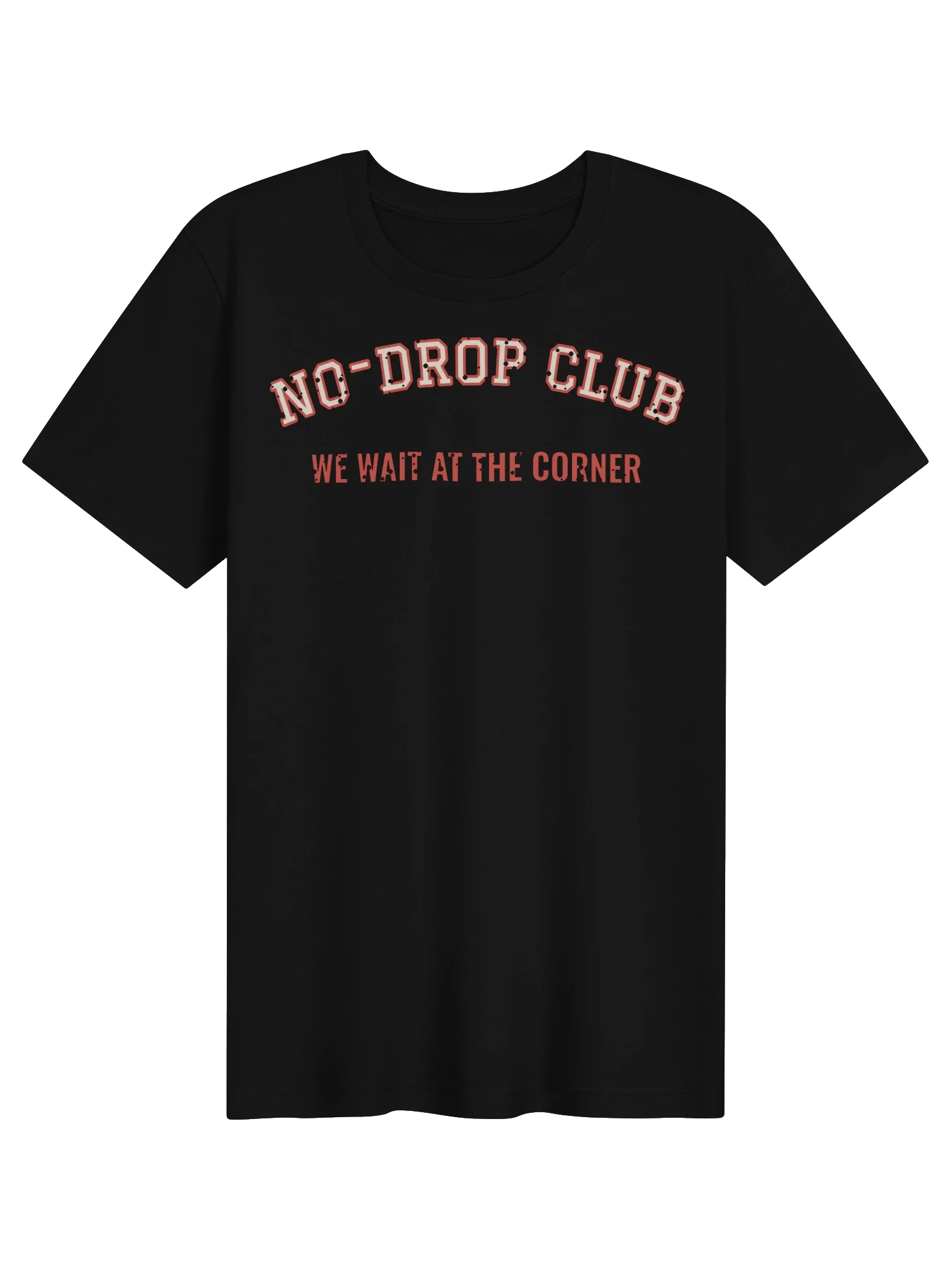 No-Drop Club unisex tee in Black