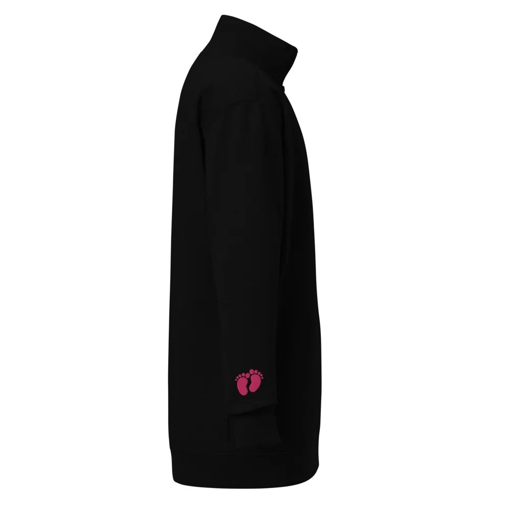 Personalized Embroidered Quarter Zip Sweatshirt (With Sleeve Element) product image (4)