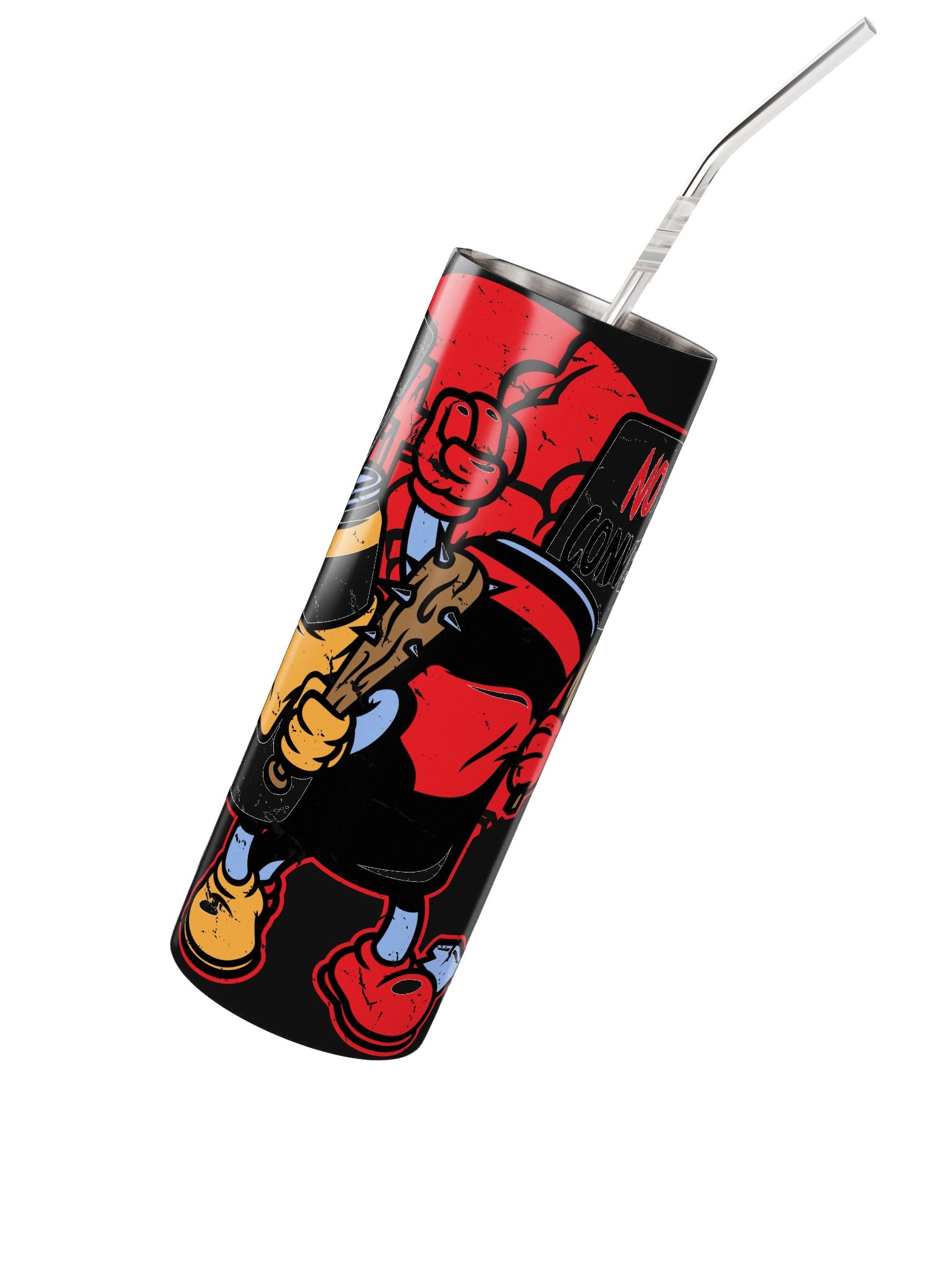 No Caffeine No Geneva Conventions Tumbler product image (2)