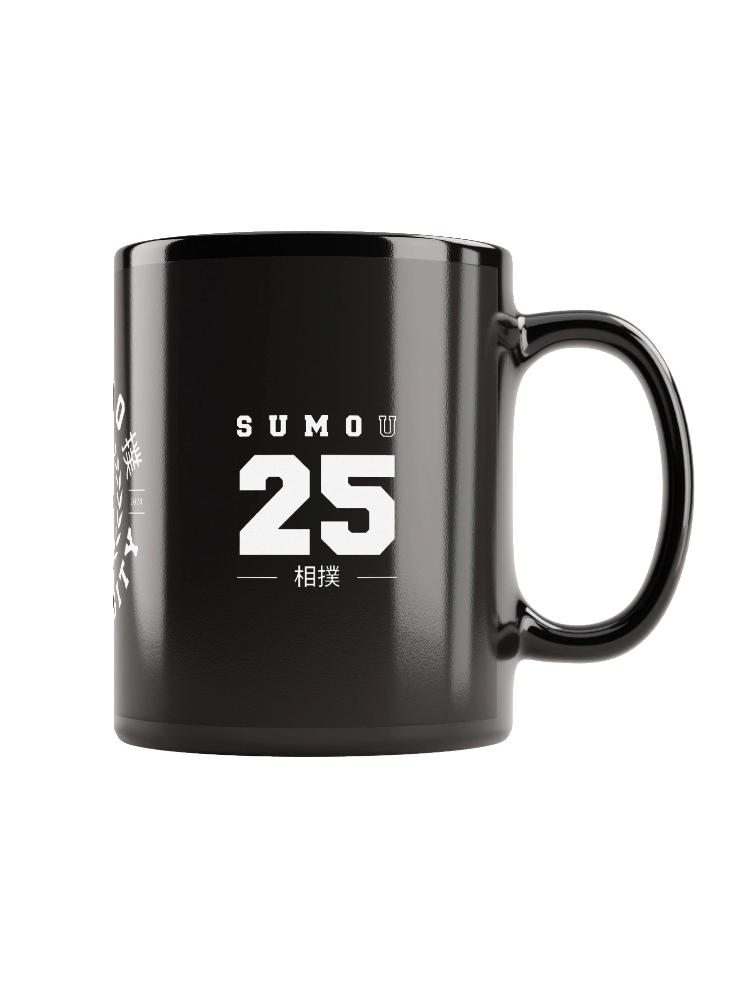 Sumo U [Logos] White Txt Black Mug 2025 product image (1)