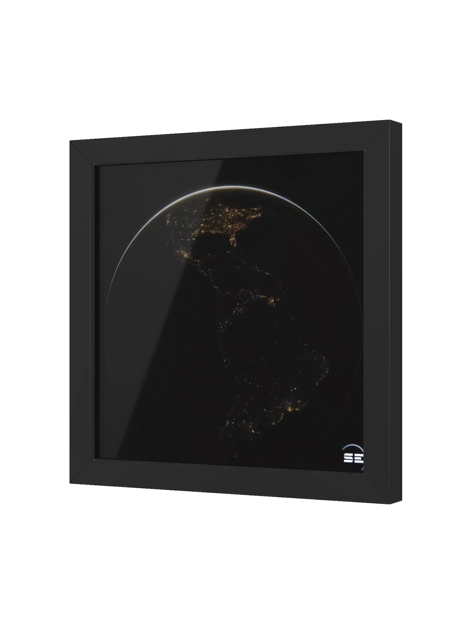 Earth-After-Dark Framed Poster product image (9)