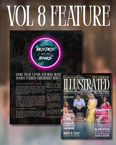 BESTIES! 

We are so excited to finally share Volume 8 of @romantasyillustrated Magazine and the amazing interview feature we...