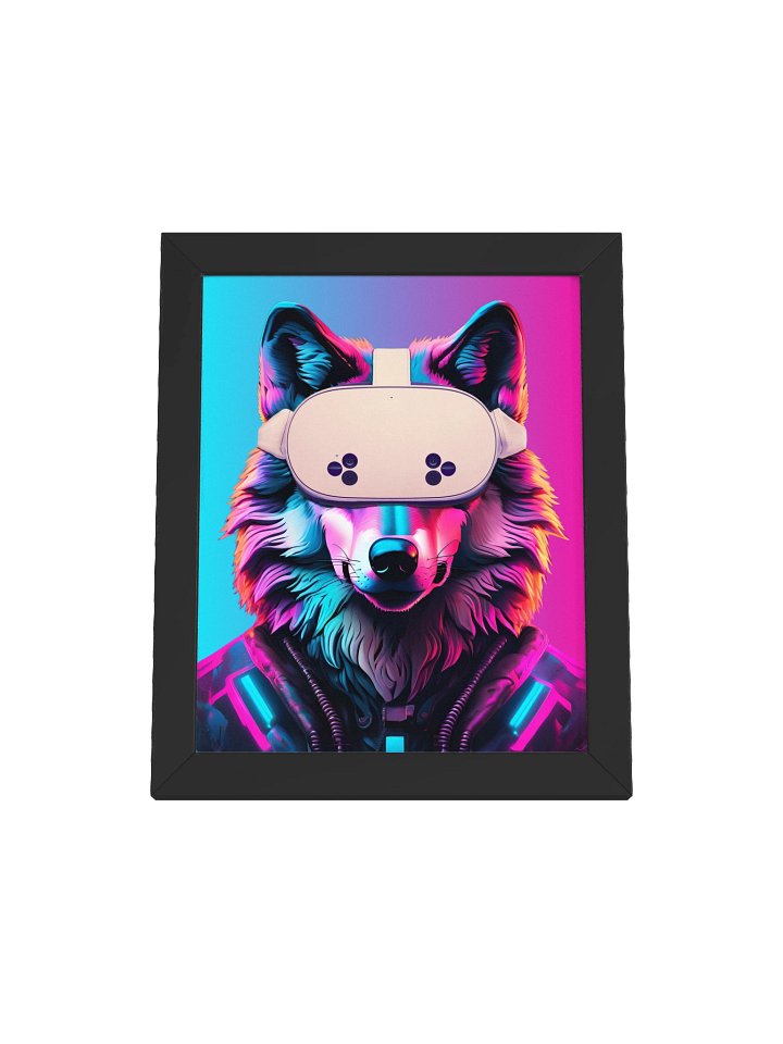 Wolf Meta Quest 3s - Framed Poster product image (3)