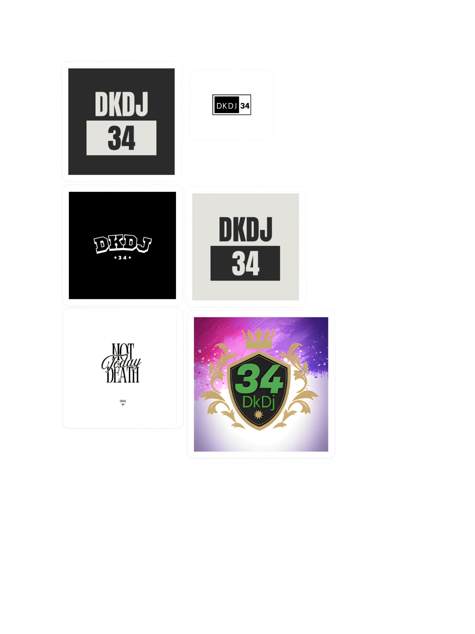 DkDj34 Sticker sheet product image (3)