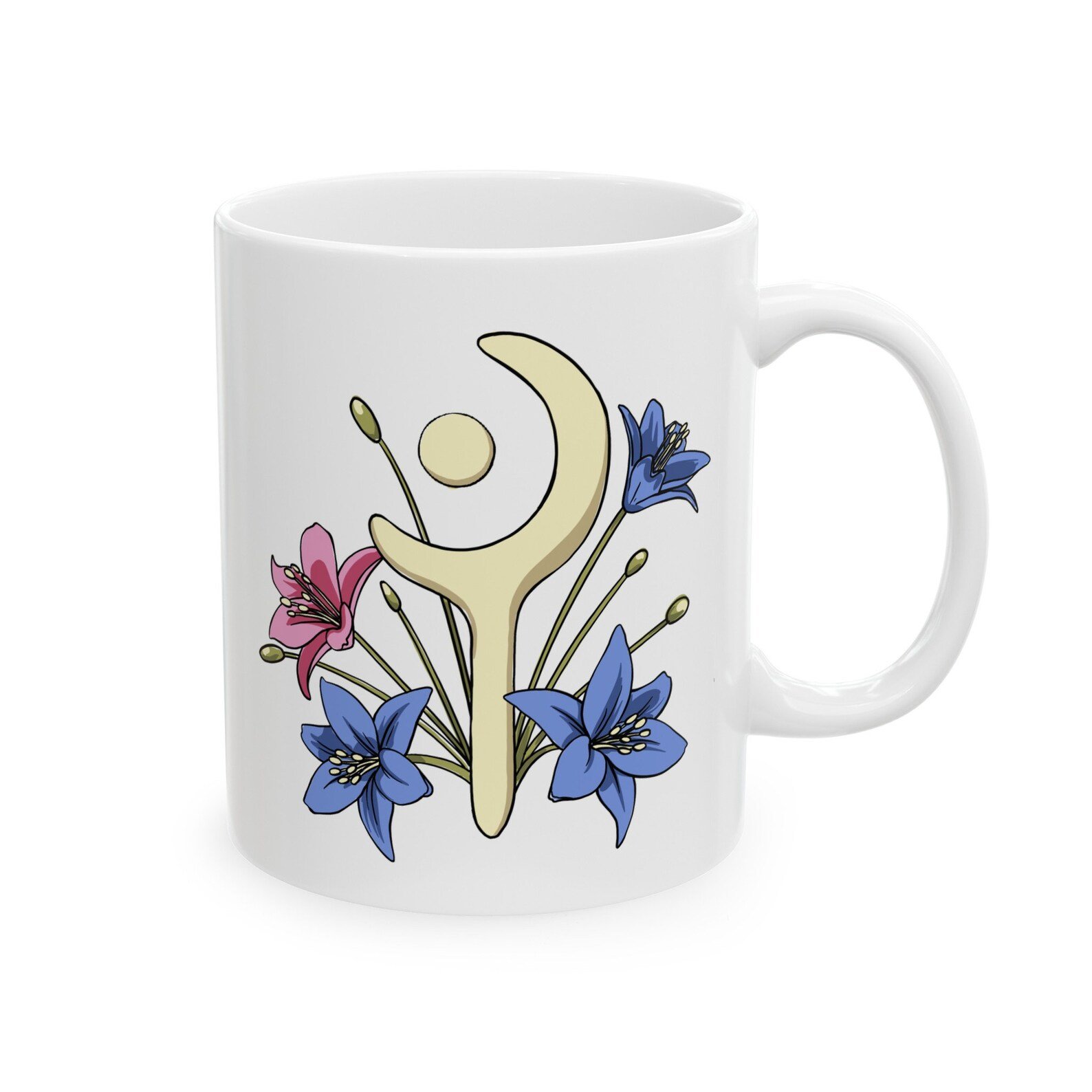 White Mage Ceramic Mug product image (1)
