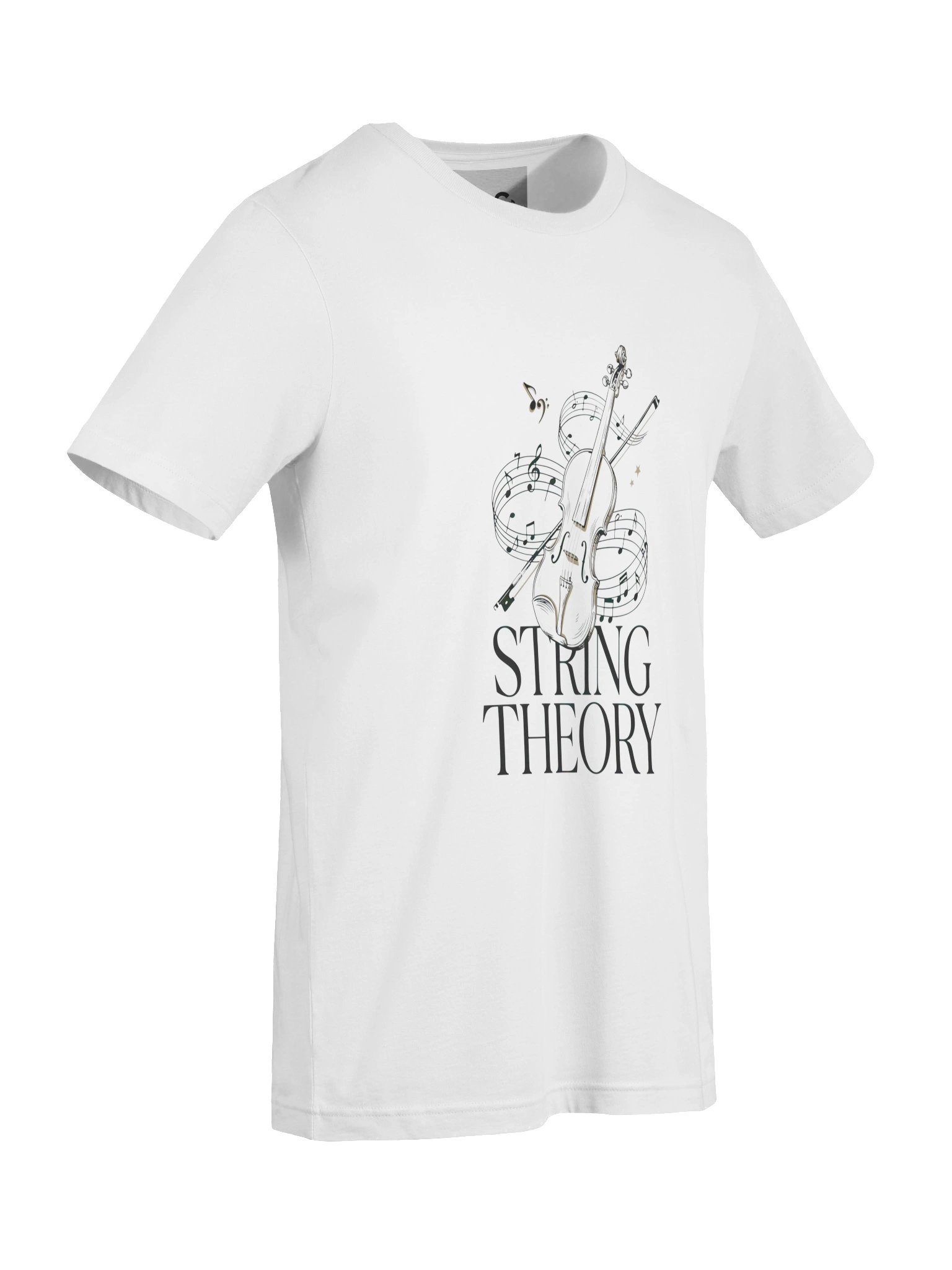 Enchanting Violin Sparkle Graphic Tee product image (31)