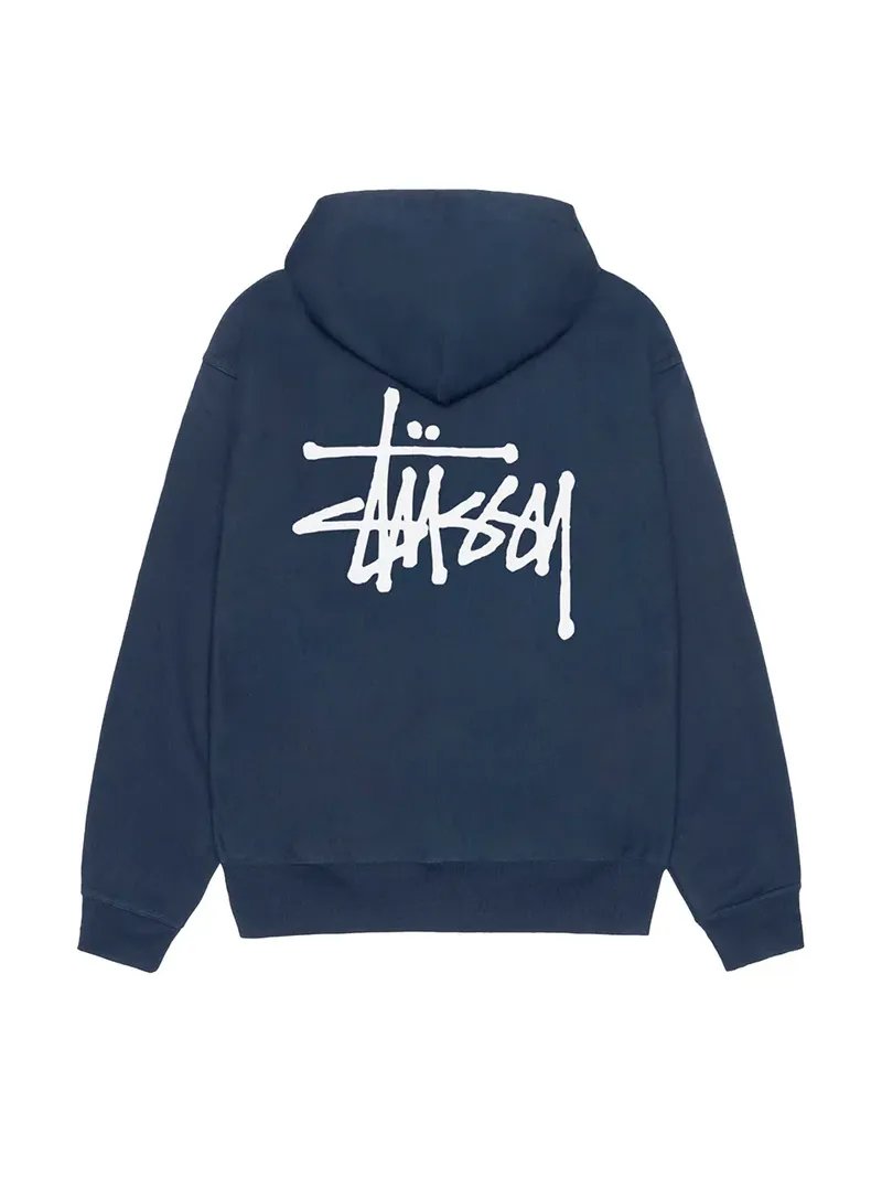 Stussy Basic Hoodie Navy product image (1)