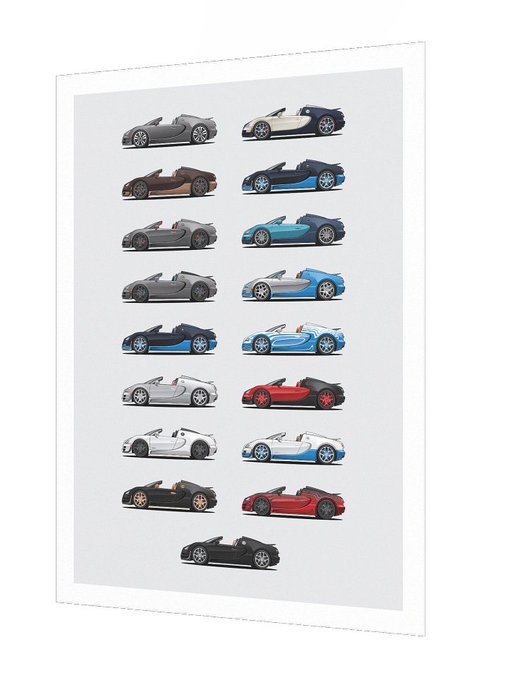 Full set of Veyron Grand Sport Vitesse currently in the USA product image (4)