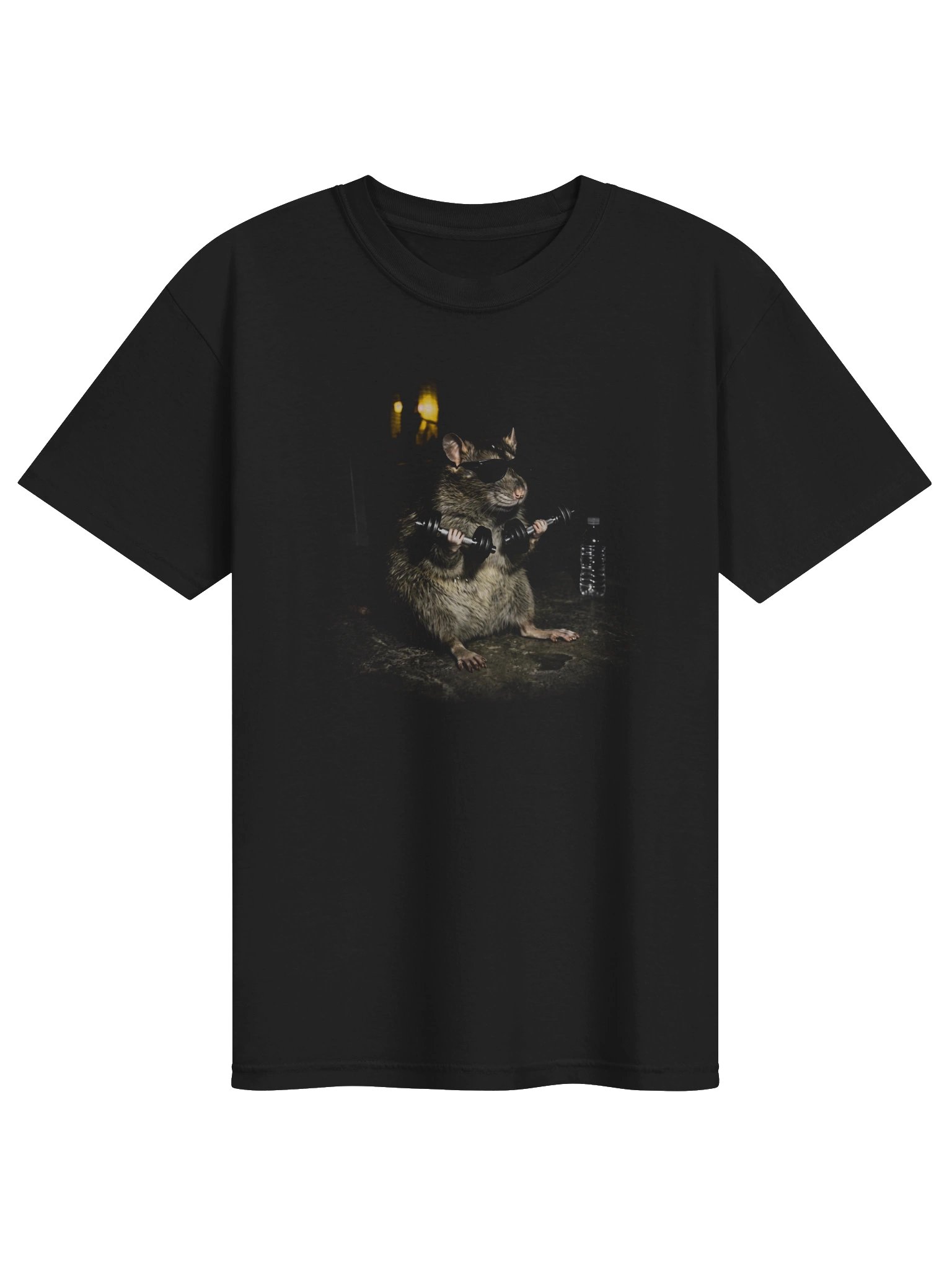 Heavyweight "Gym Rat" Vintage Wash T-Shirt product image (1)
