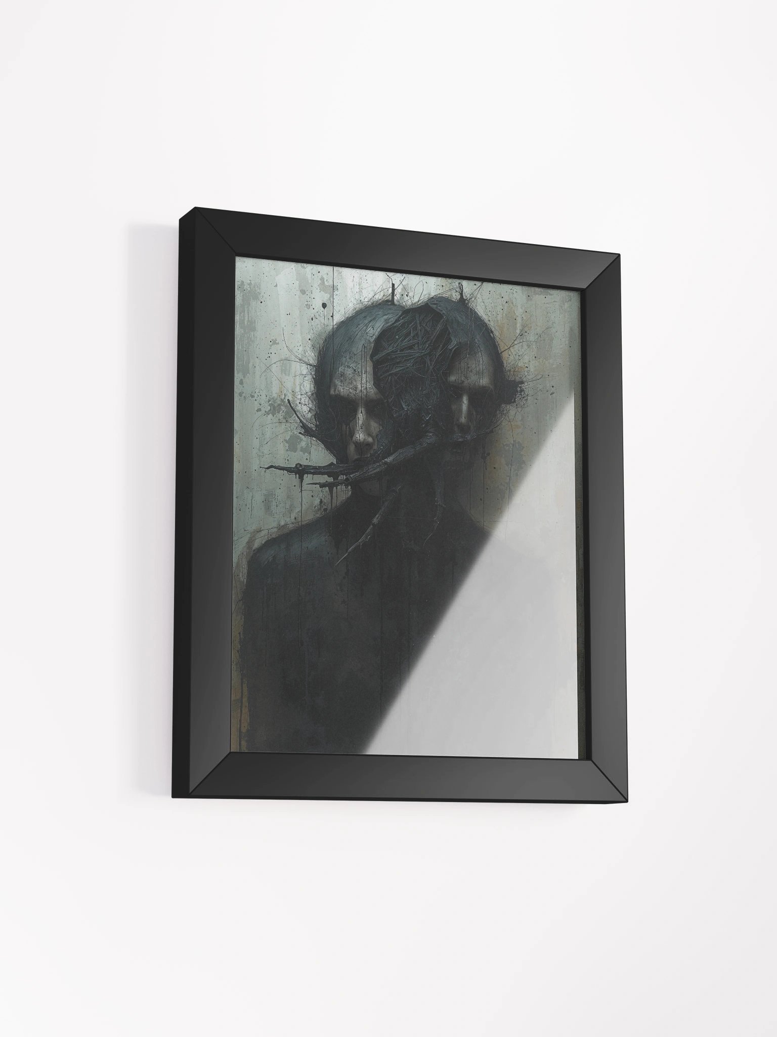 Fractured Voices Framed Print product image (19)