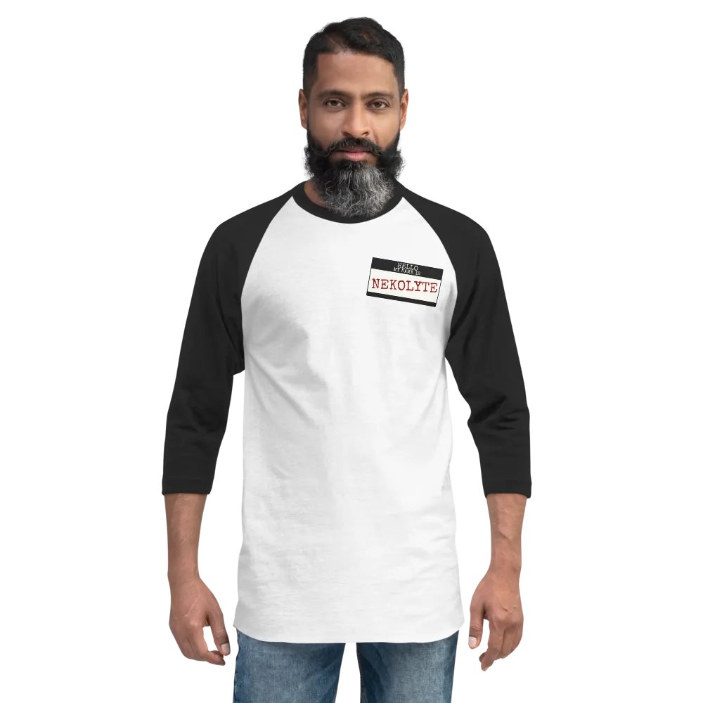 Nekolyte Nametag Raglan Shirt product image (6)