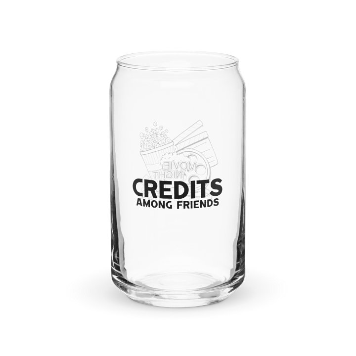 Credits Among Friends - Can-Shaped Glass product image (1)