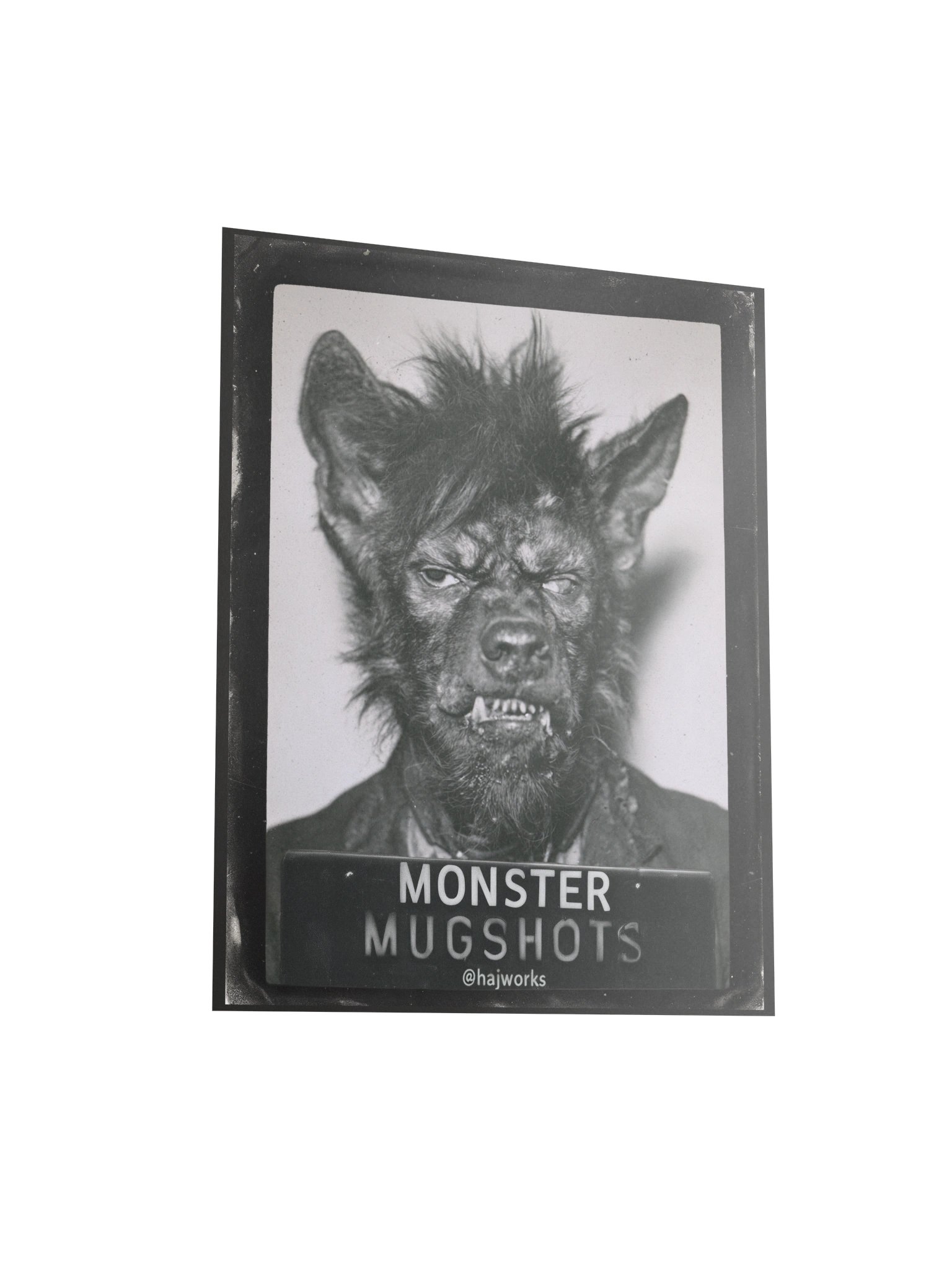 Monster Mugshots No. 003 — Matte Art Print product image (3)