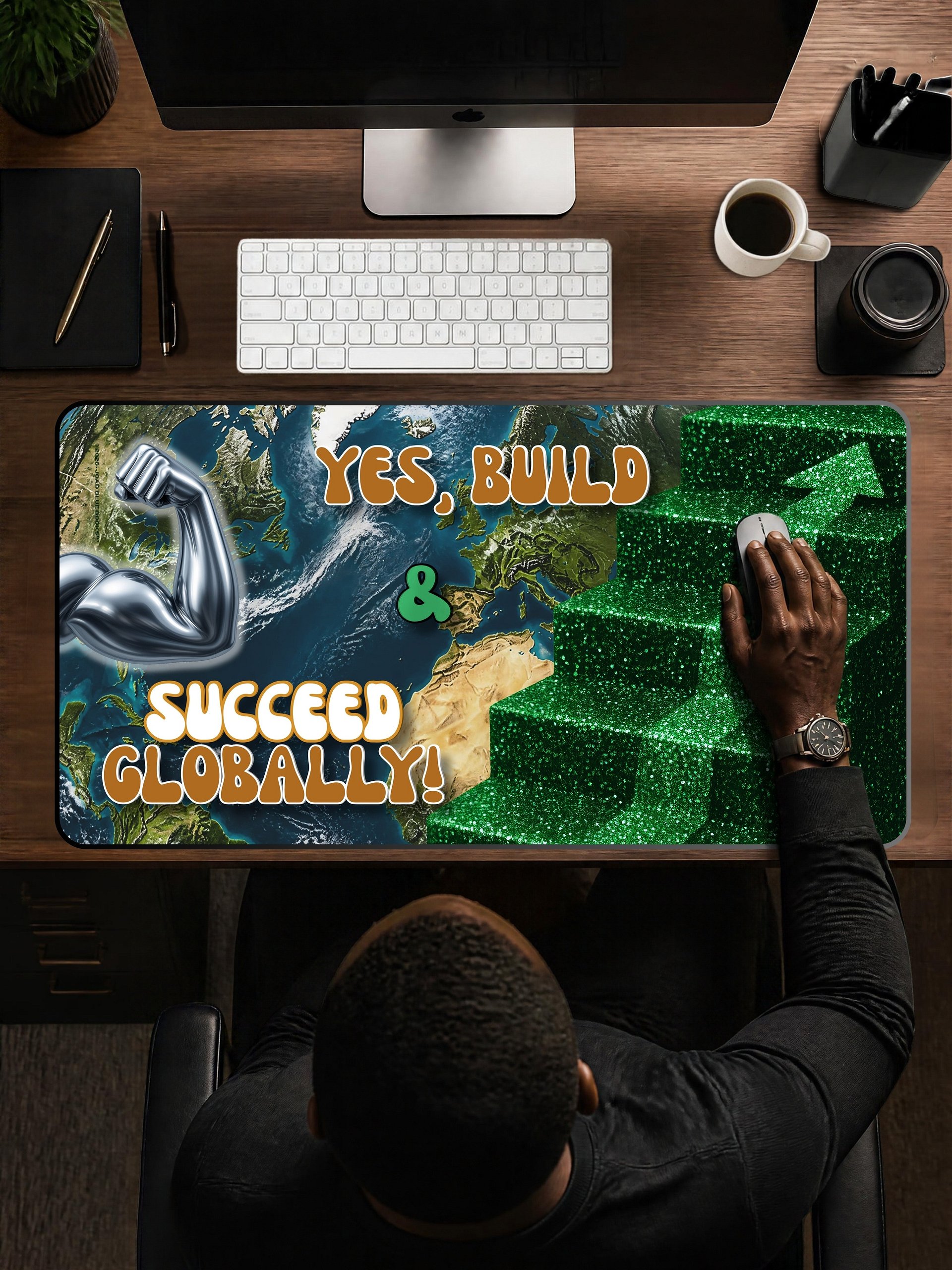 Premium Desk Mat Motivational Desk Decor - Fall Aesthetic product image (6)