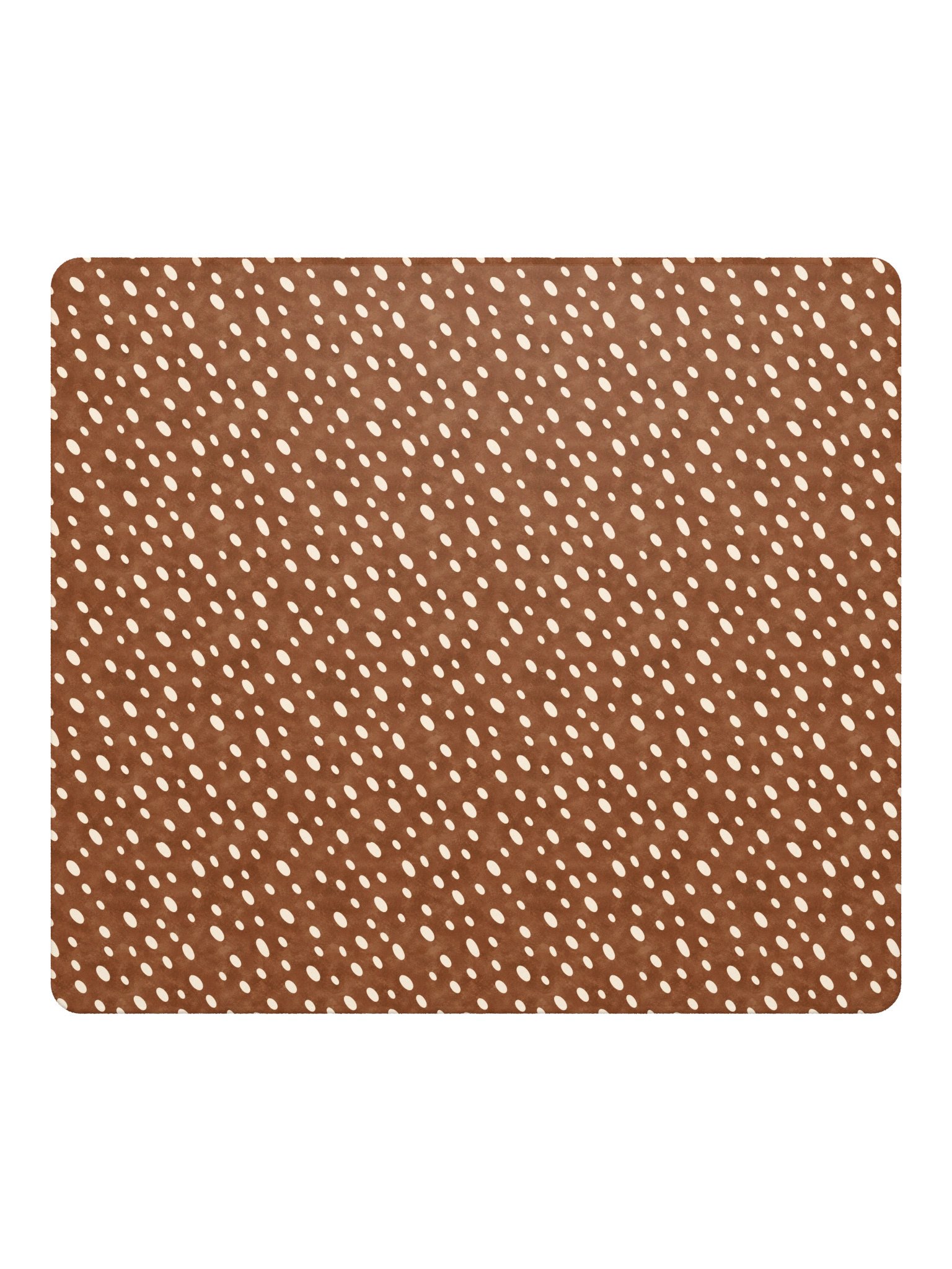 Cocoa Fawn Gaming Mouse Pad — Brown & Cream Deer Print product image (3)