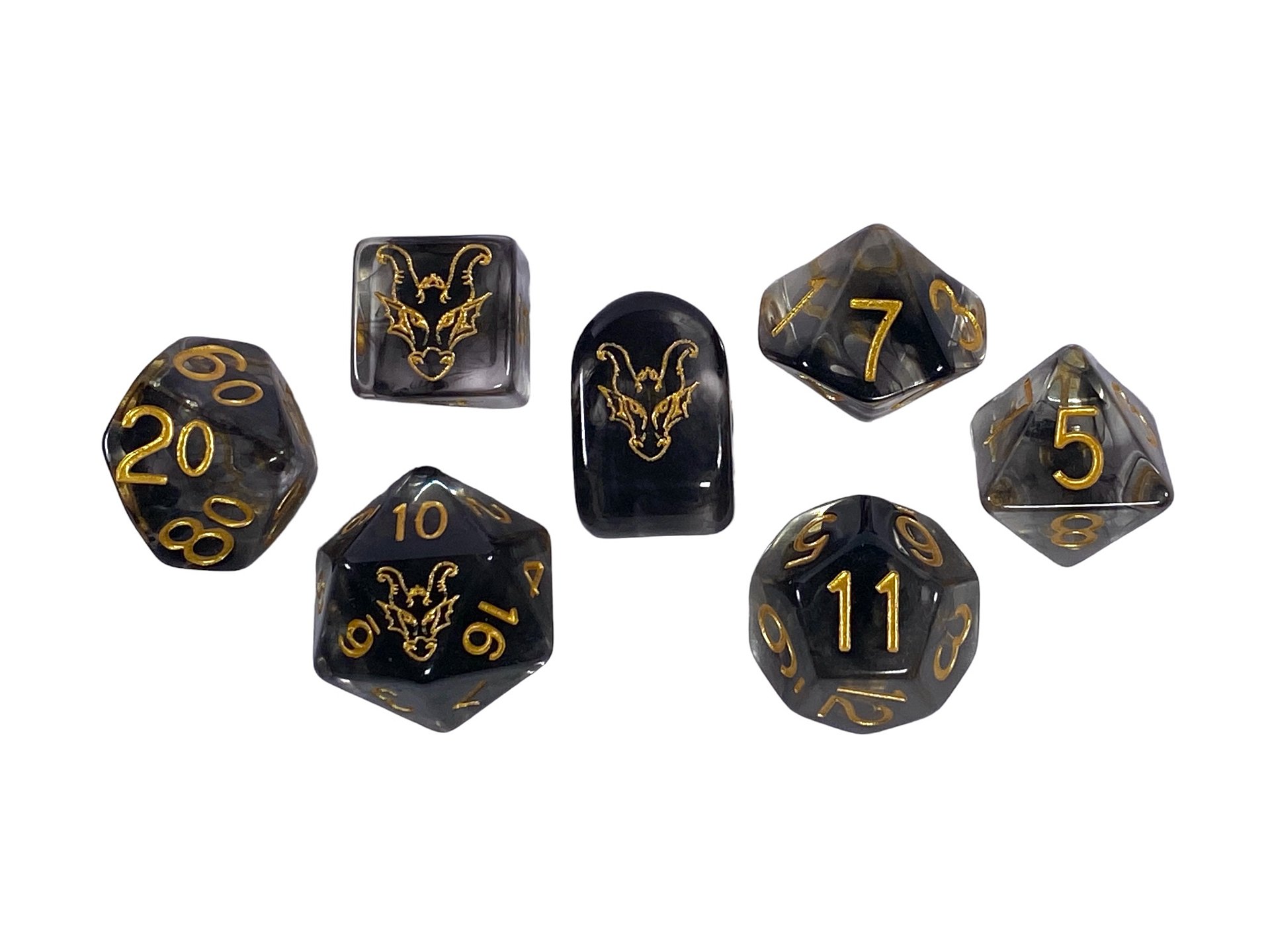 Dice Dragons Guild 7-pc Polyhedral Dice Set product image (3)