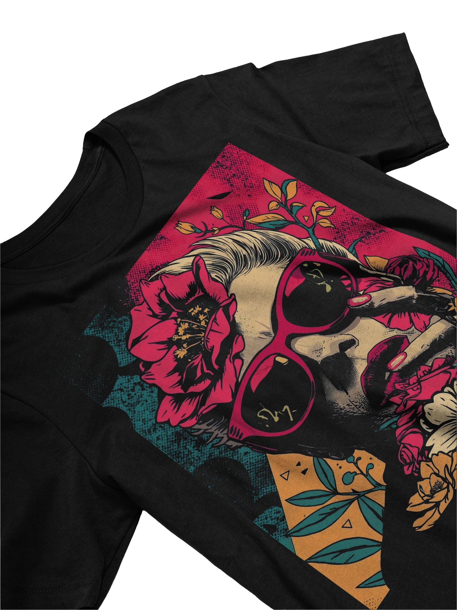 Cat‑Eye Blossom Supersoft Tee product image (2)