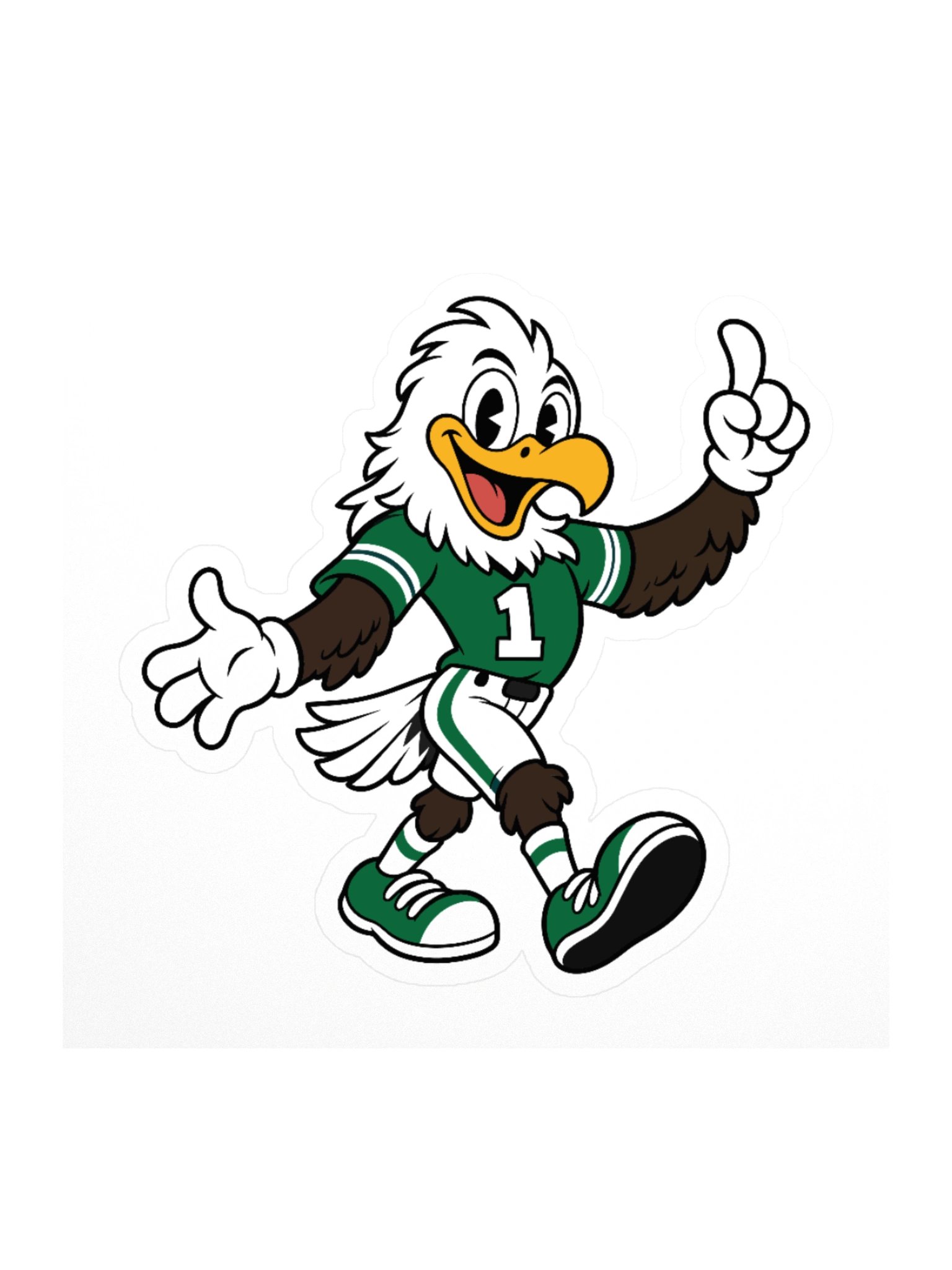 The Original Rubber Hose Philly Eagle Sticker product image (2)
