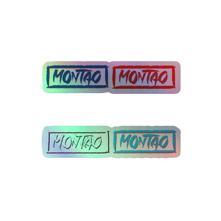 Montao Logo Holographic Stickers product image (2)