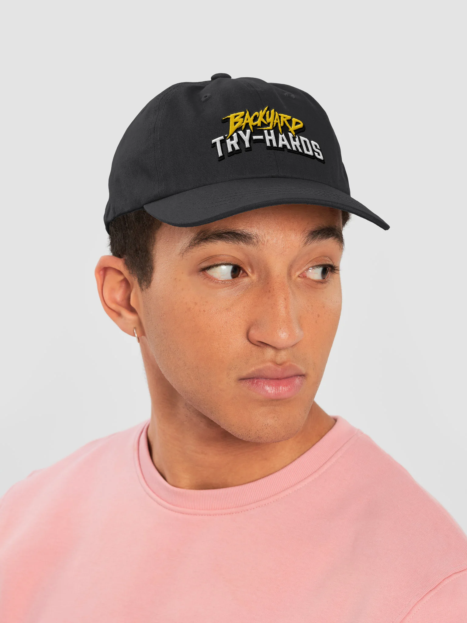 BACKYARD TRY-HARDS Logo Classic Dad Hat product image (4)