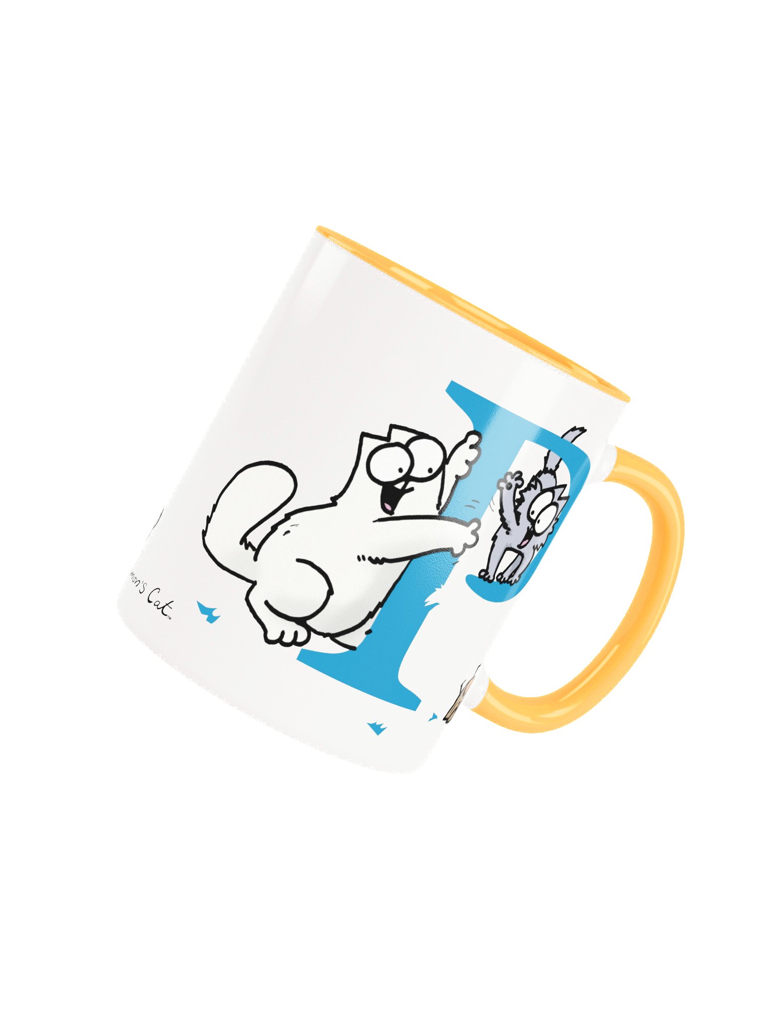 Cat Monogram Mug - P product image (4)