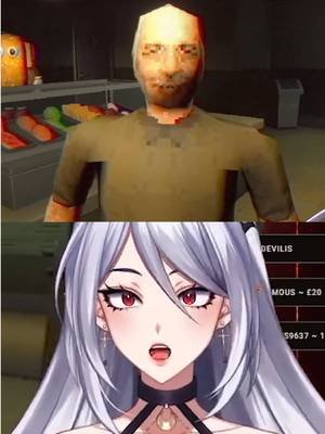 JUMPSCARED while making a sandwich 😭 #vtuber #envtuber #fyp #horrorgame 
