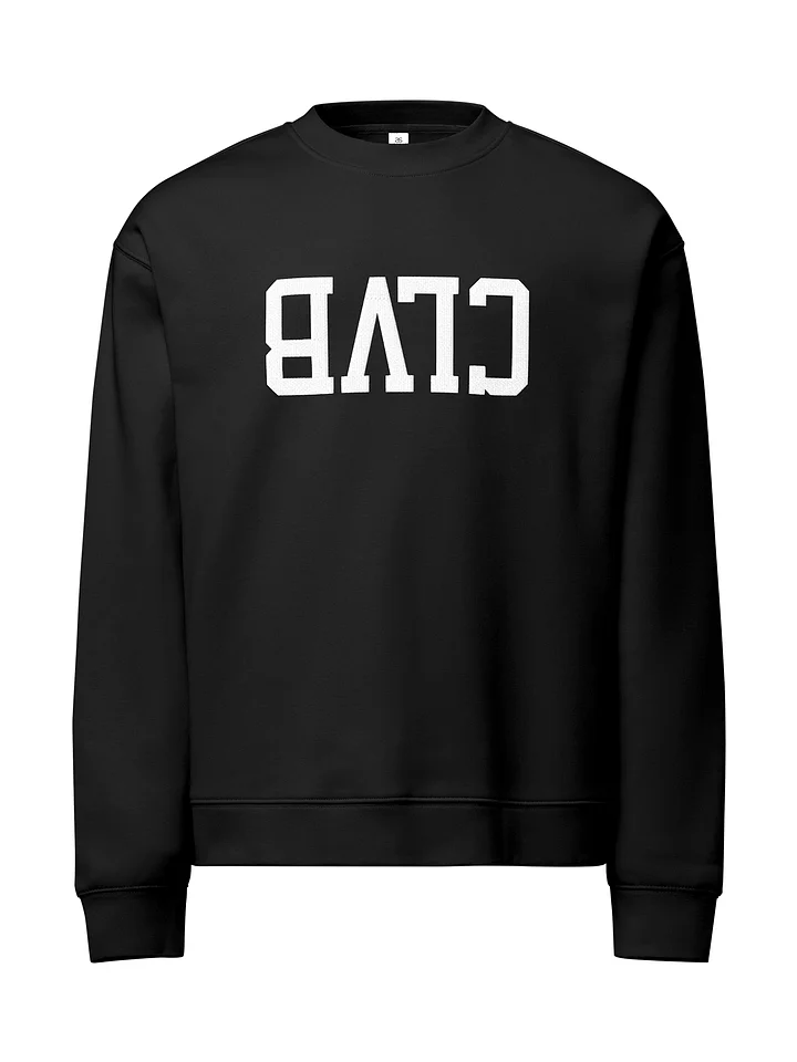 vvitchclvb - "CLVB" Embroidered Sweatshirt (Black) product image (1)