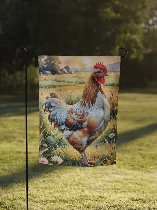Rooster/Chicken Garden Flag product image (1)