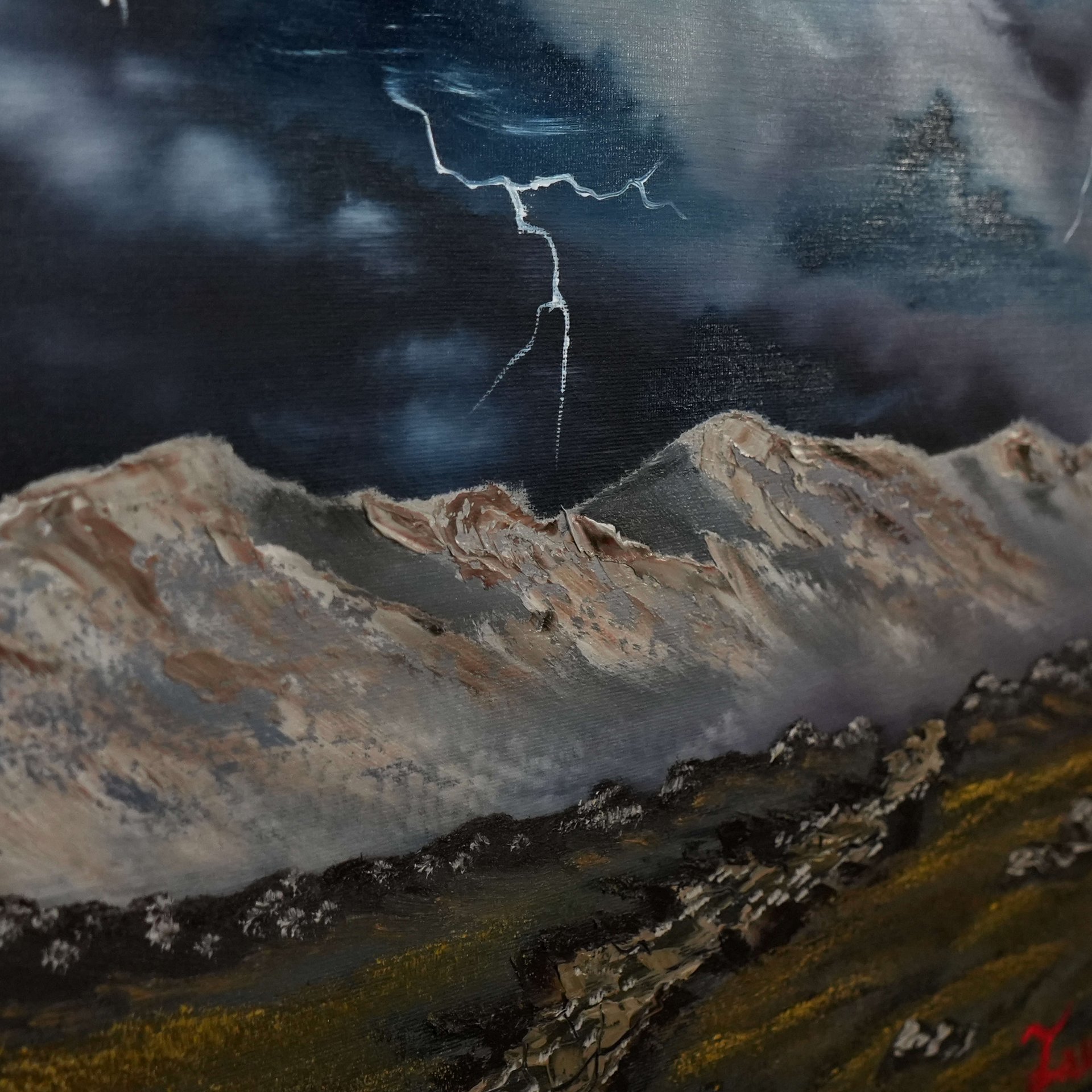 The Droughts End (Original) 16x20 Canvas product image (5)