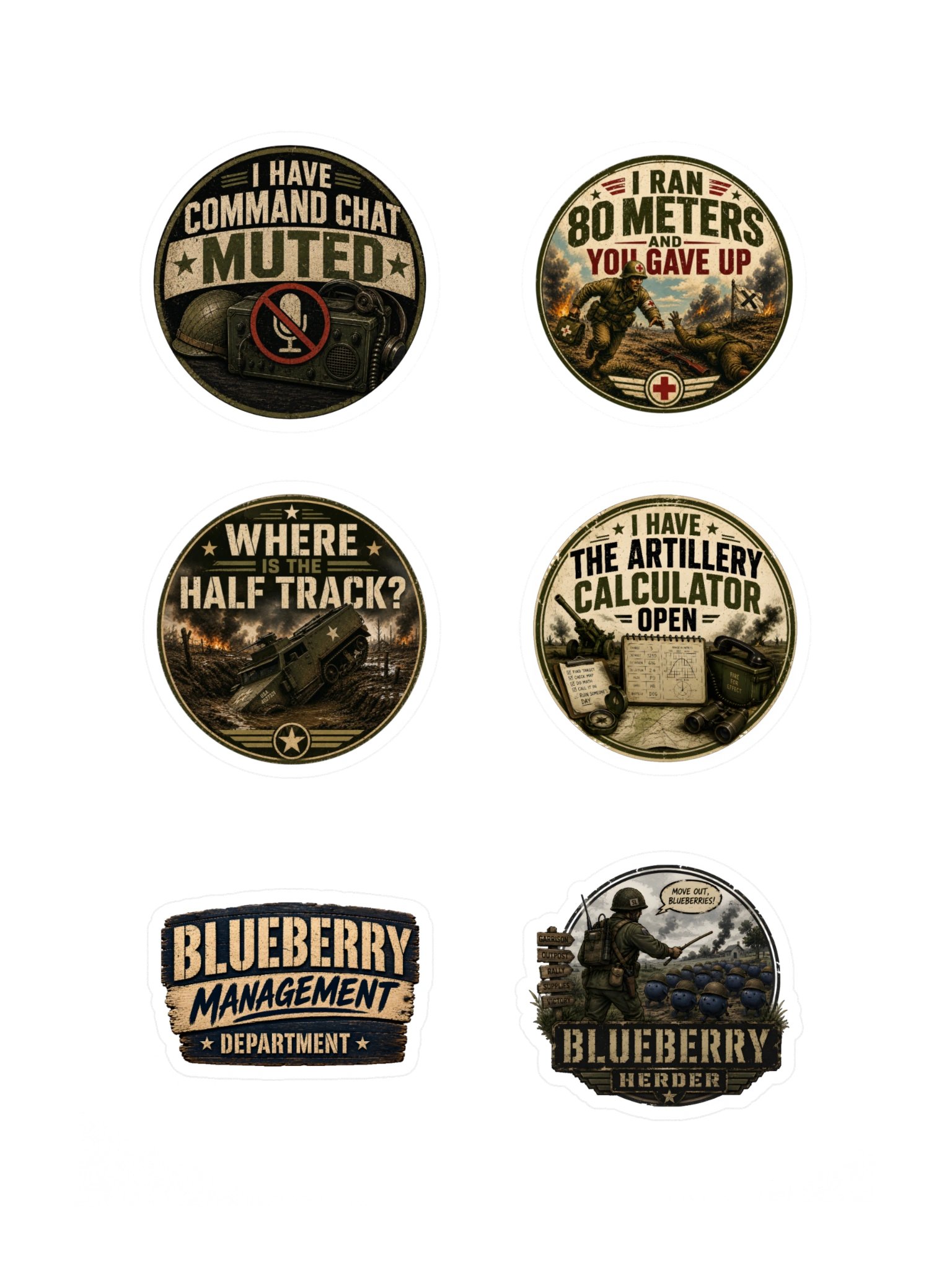 Milsim Problems – Tactical Gaming Sticker Pack product image (3)