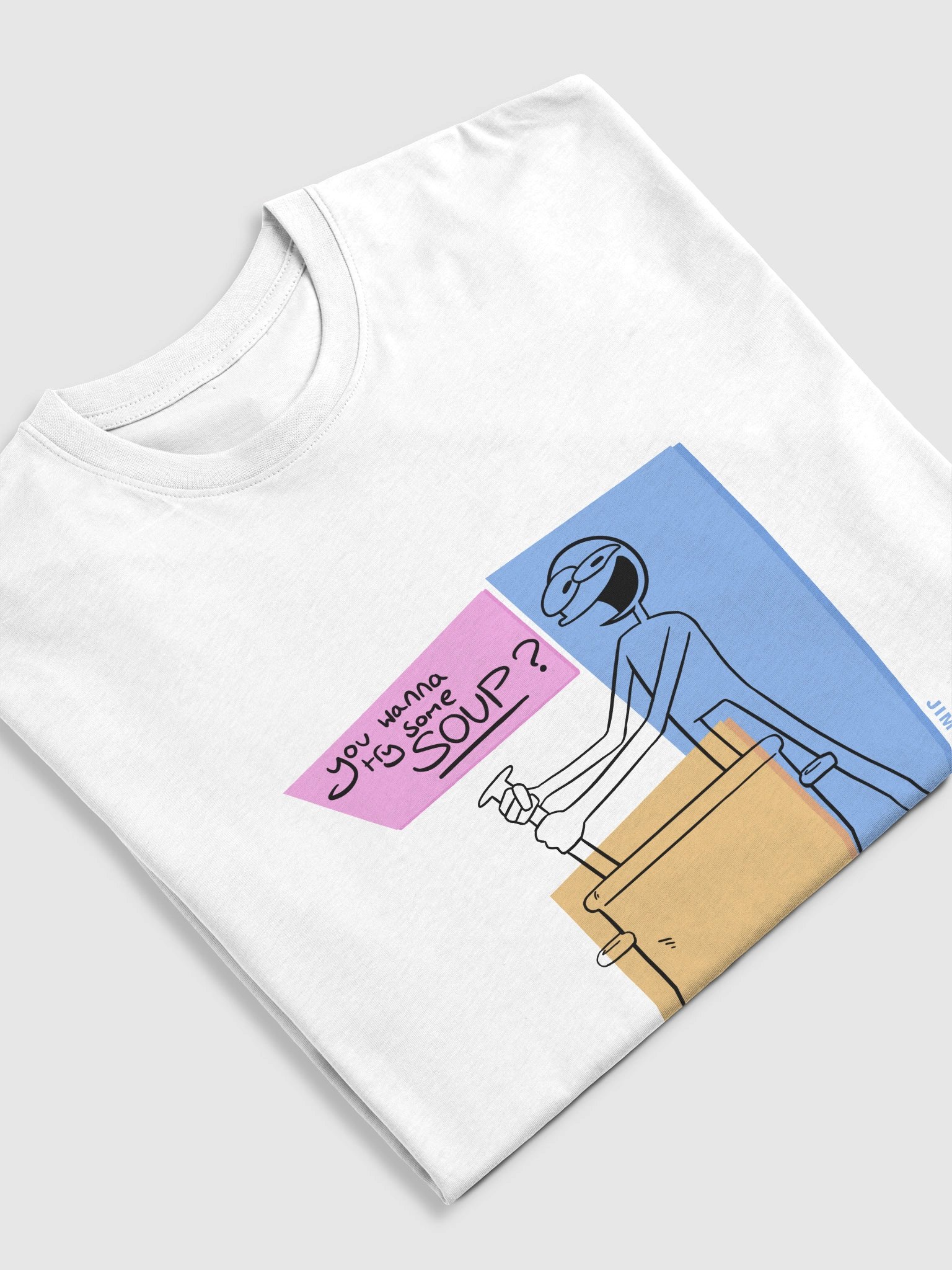 Blue Guy NO SOUP T-Shirt product image (6)